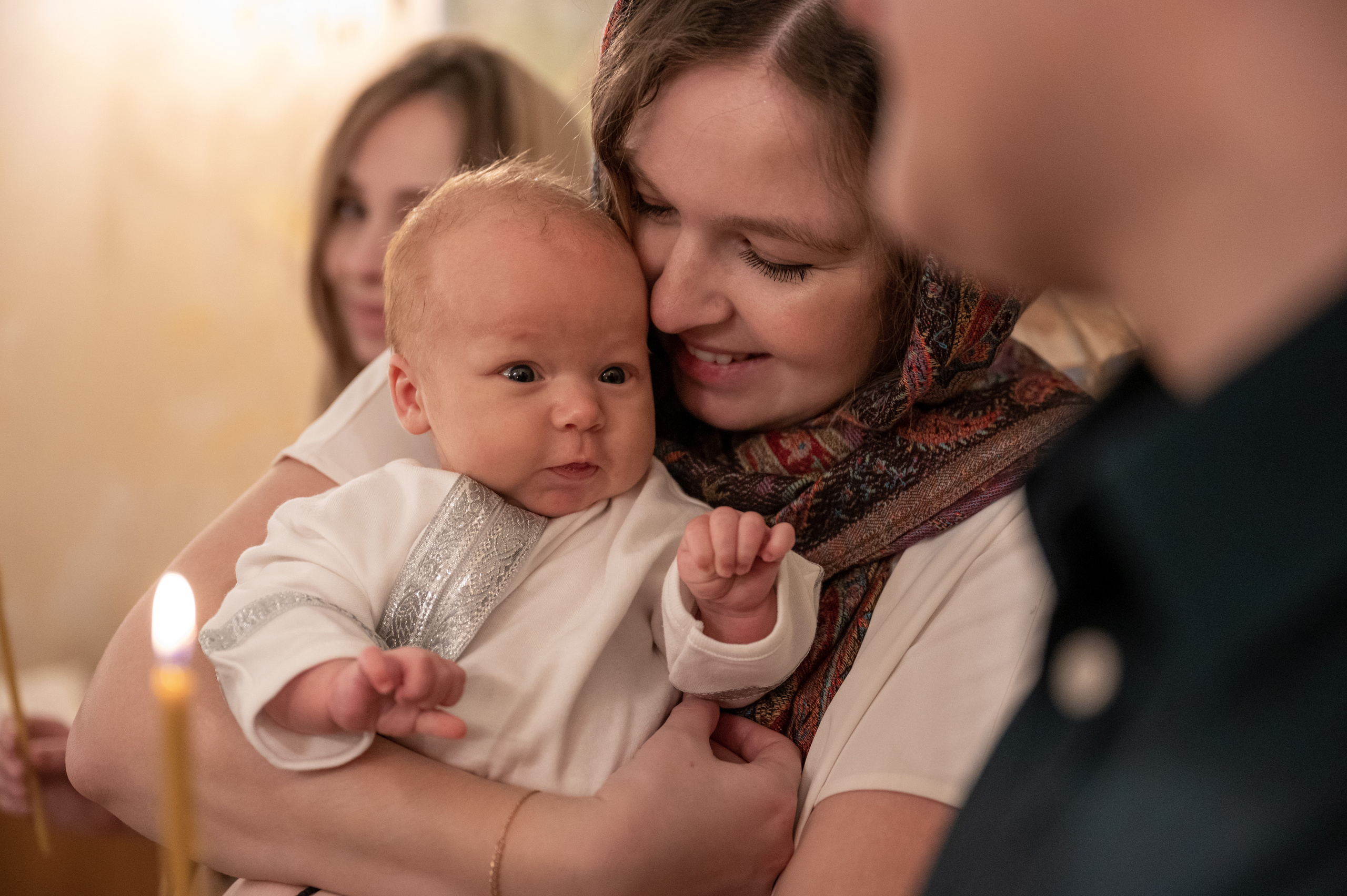 Крещение Андрея. Семейный и контент фотограф в Москве Alira