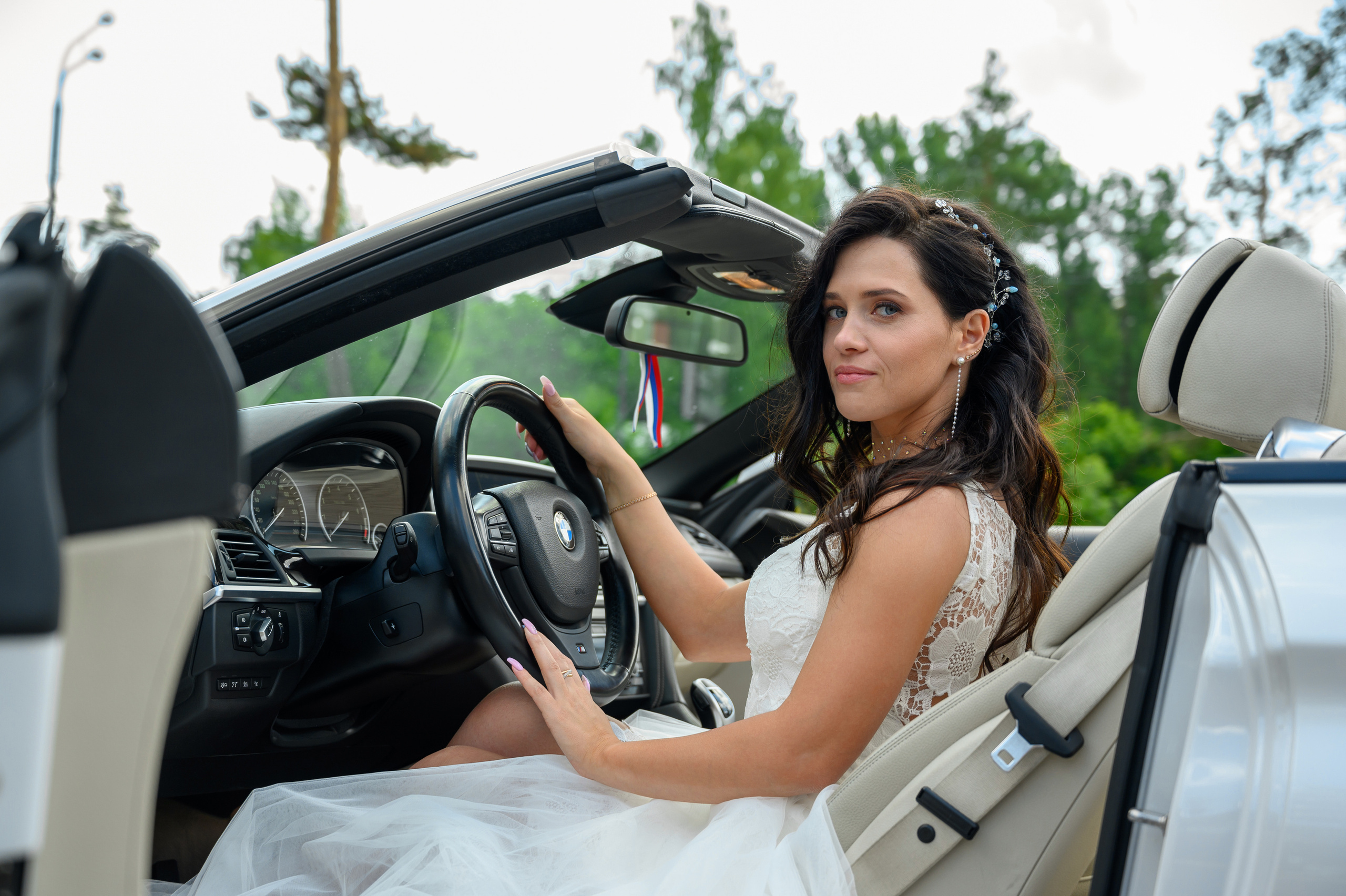 Свадьба, кабриолет В Барвихе. Семейный и контент фотограф в Москве Alira