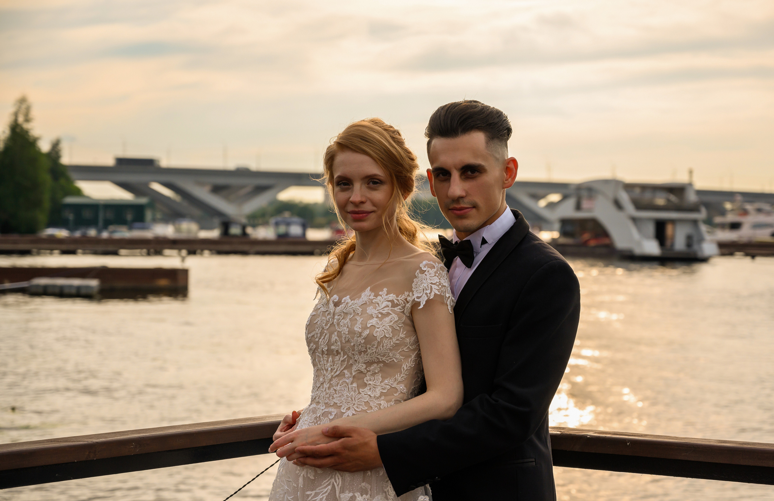 Свадьба на закате, съемка на закате. Семейный и контент фотограф в Москве Alira