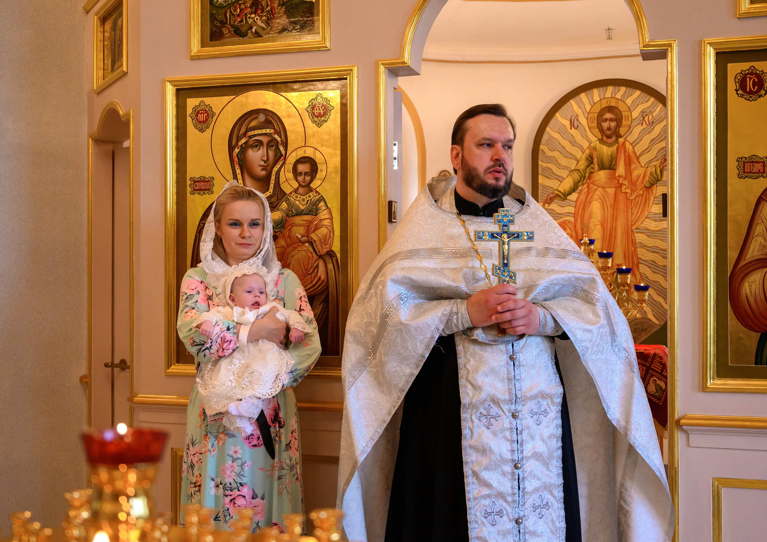 Крещение Варвары. Семейный и контент фотограф в Москве Alira