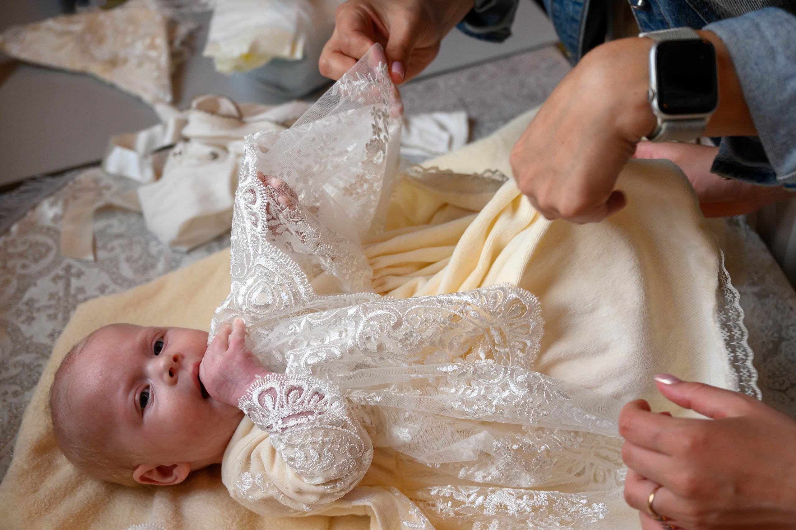 Крещение Варвары. Семейный и контент фотограф в Москве Alira
