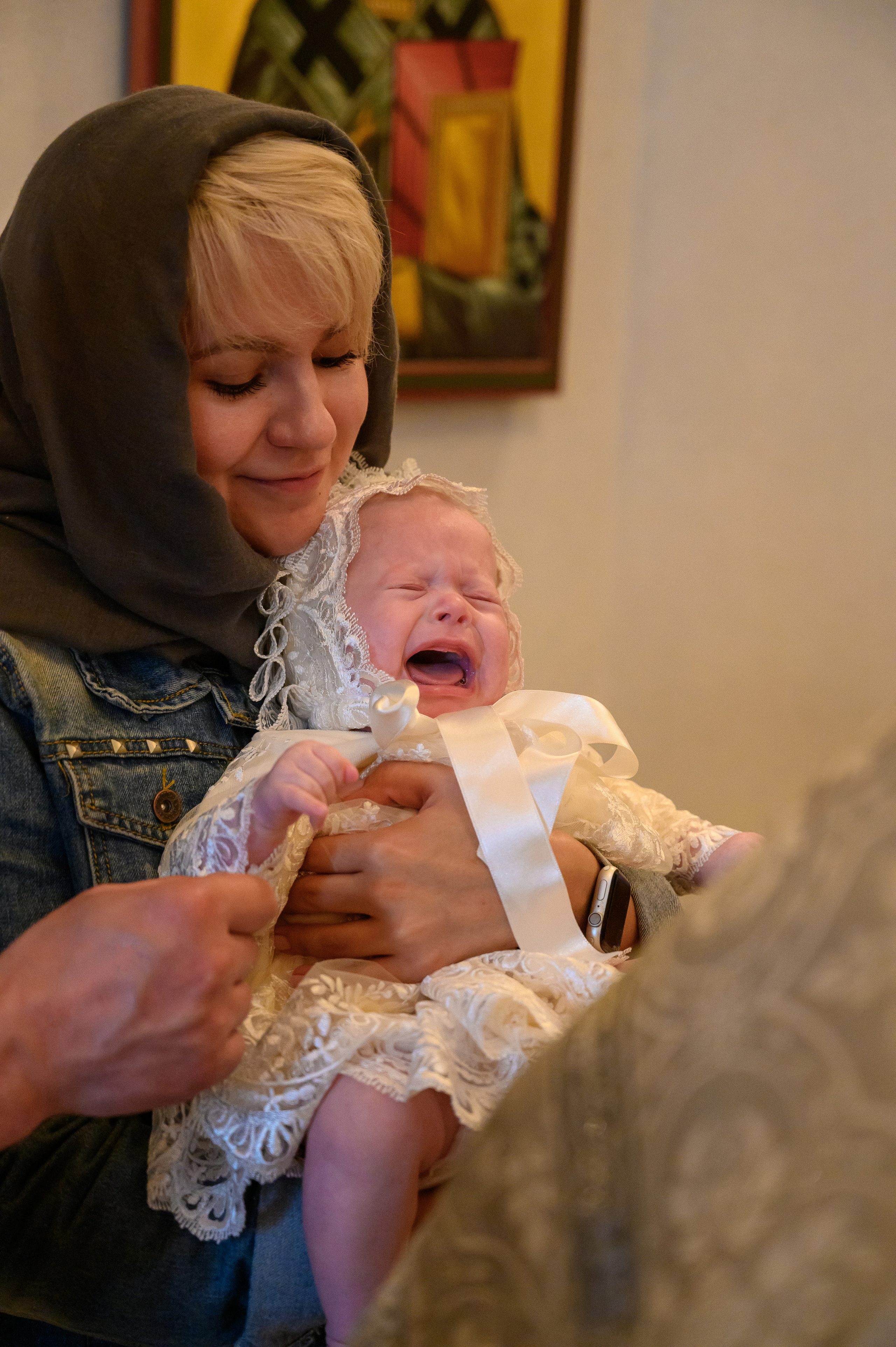 Крещение Варвары. Семейный и контент фотограф в Москве Alira