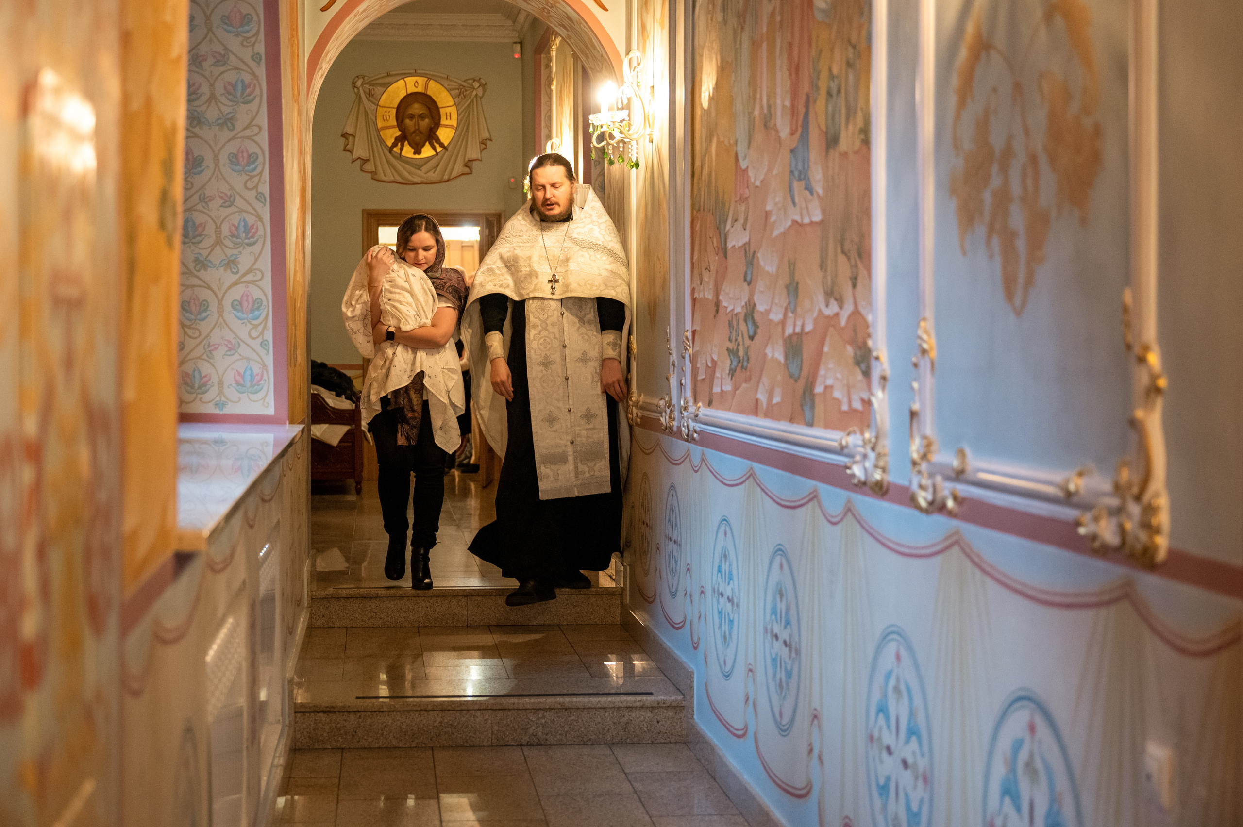 Крещение Андрея. Семейный и контент фотограф в Москве Alira