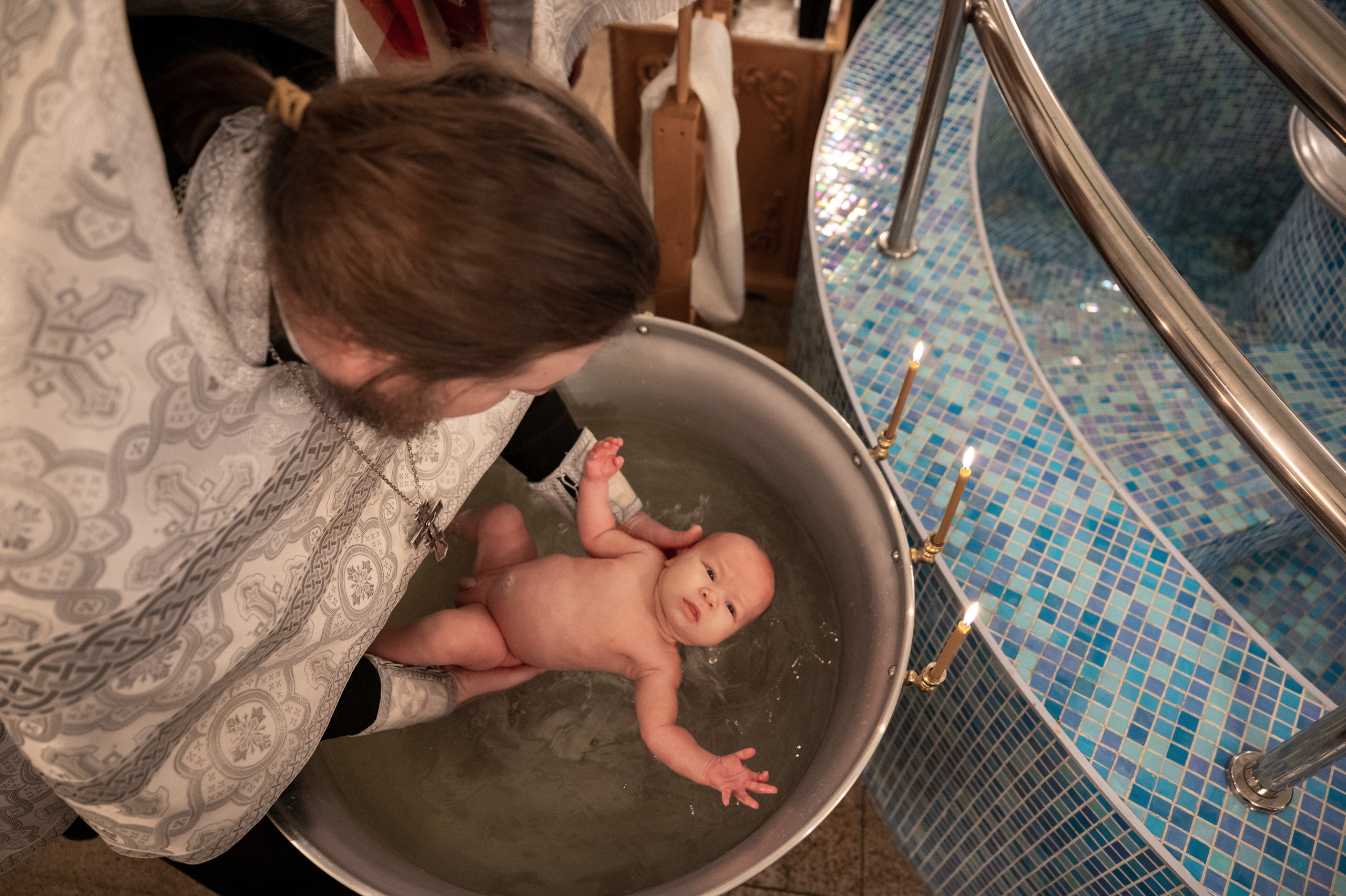 Крещение Андрея. Семейный и контент фотограф в Москве Alira