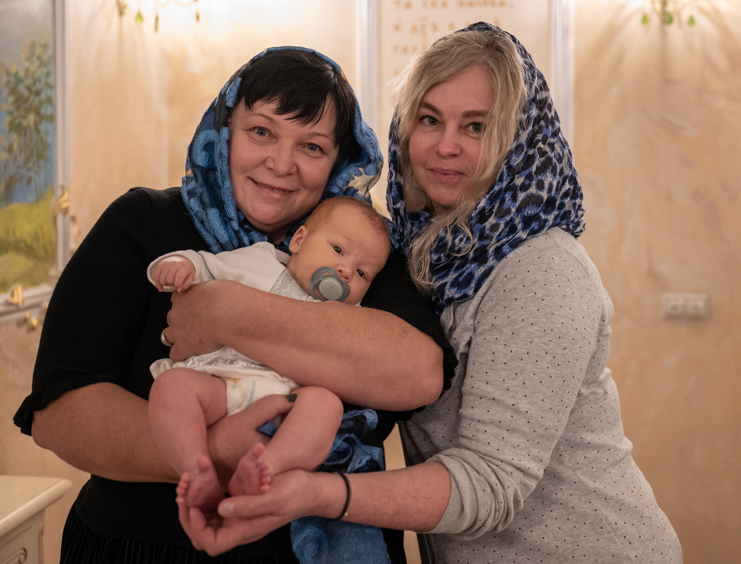 Крещение Андрея. Семейный и контент фотограф в Москве Alira