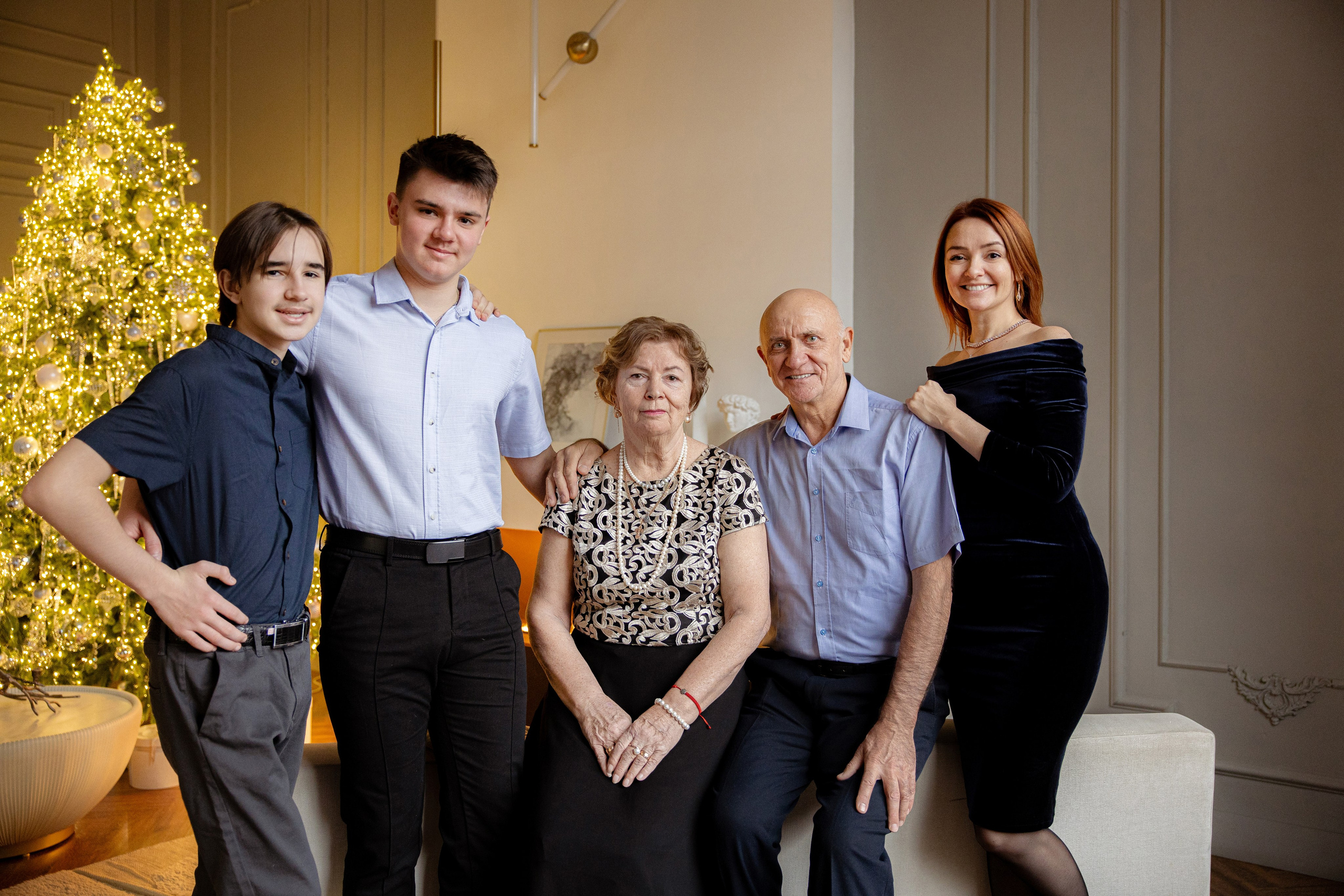 Семейная фотосессия в фотостудии в СПб