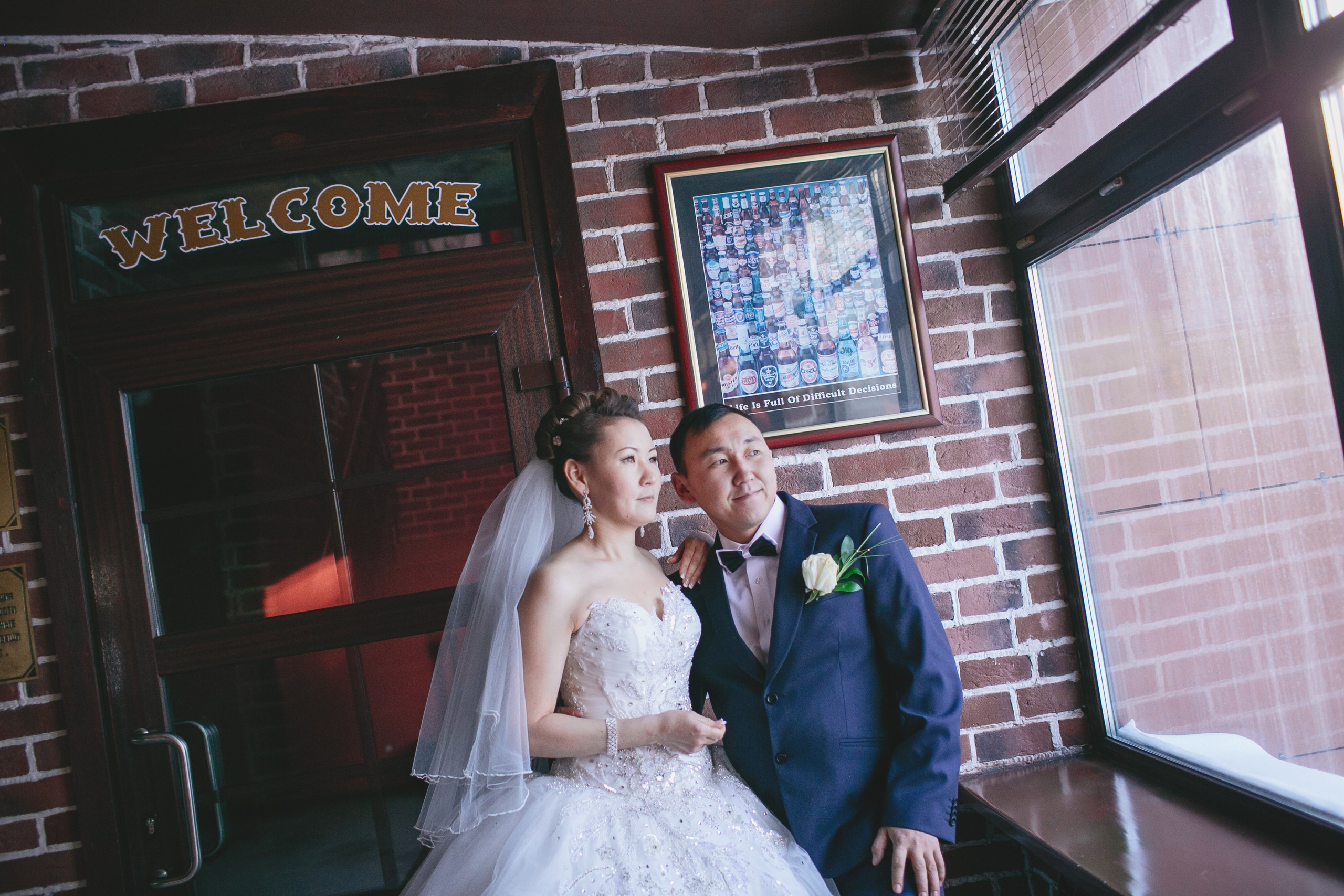 Зимнее свадебное фото. Фотограф Надежда Куин, Якутск