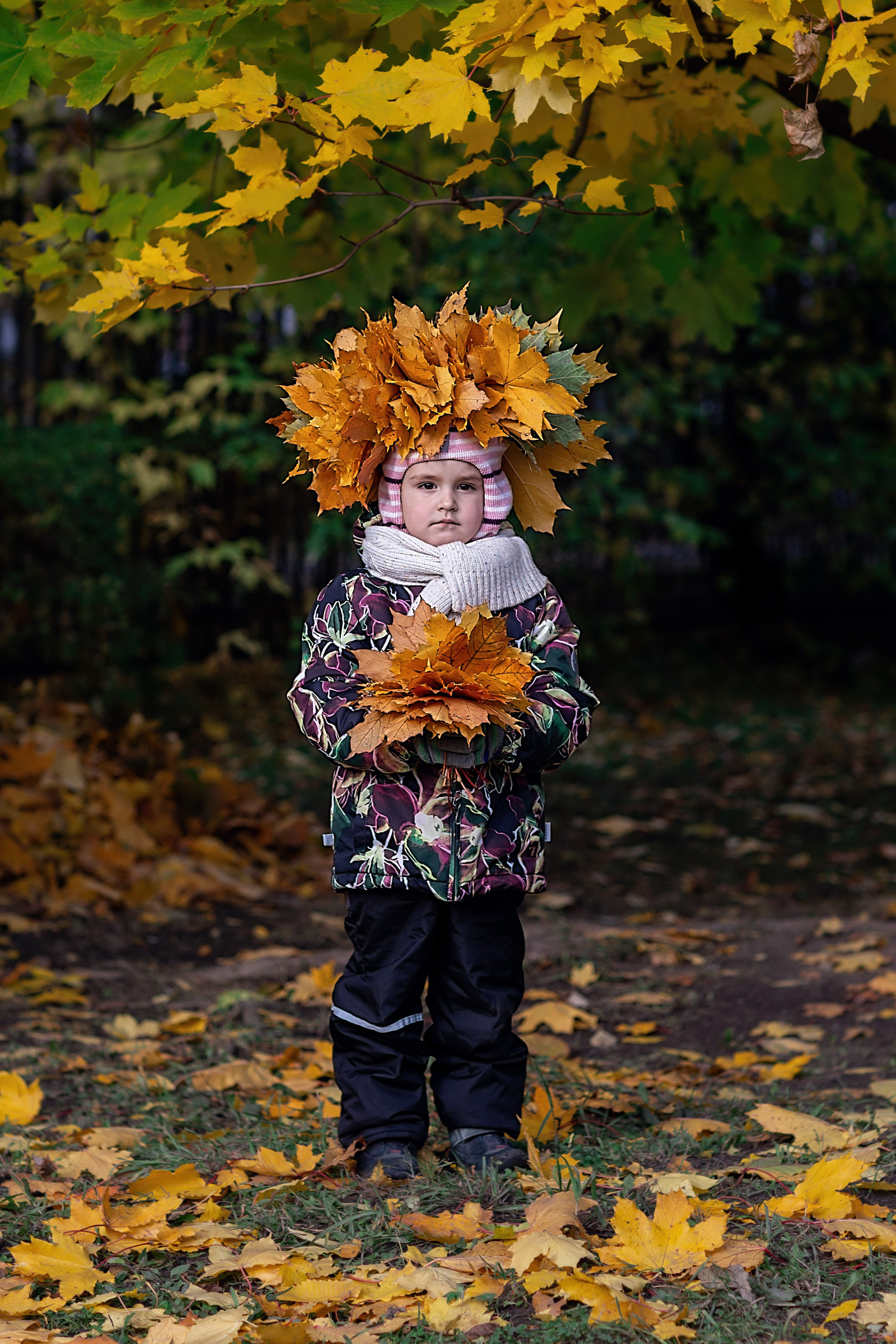 Осенняя прогулка_2024 + печать. Семейный фотограф в Санкт-Петербурге