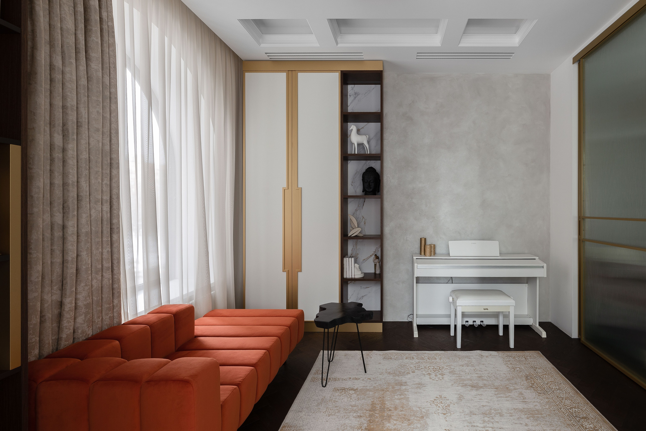 Яркая квартира. Совместная работа с интерьерным стилистом. Интерьерный фотограф в Москве