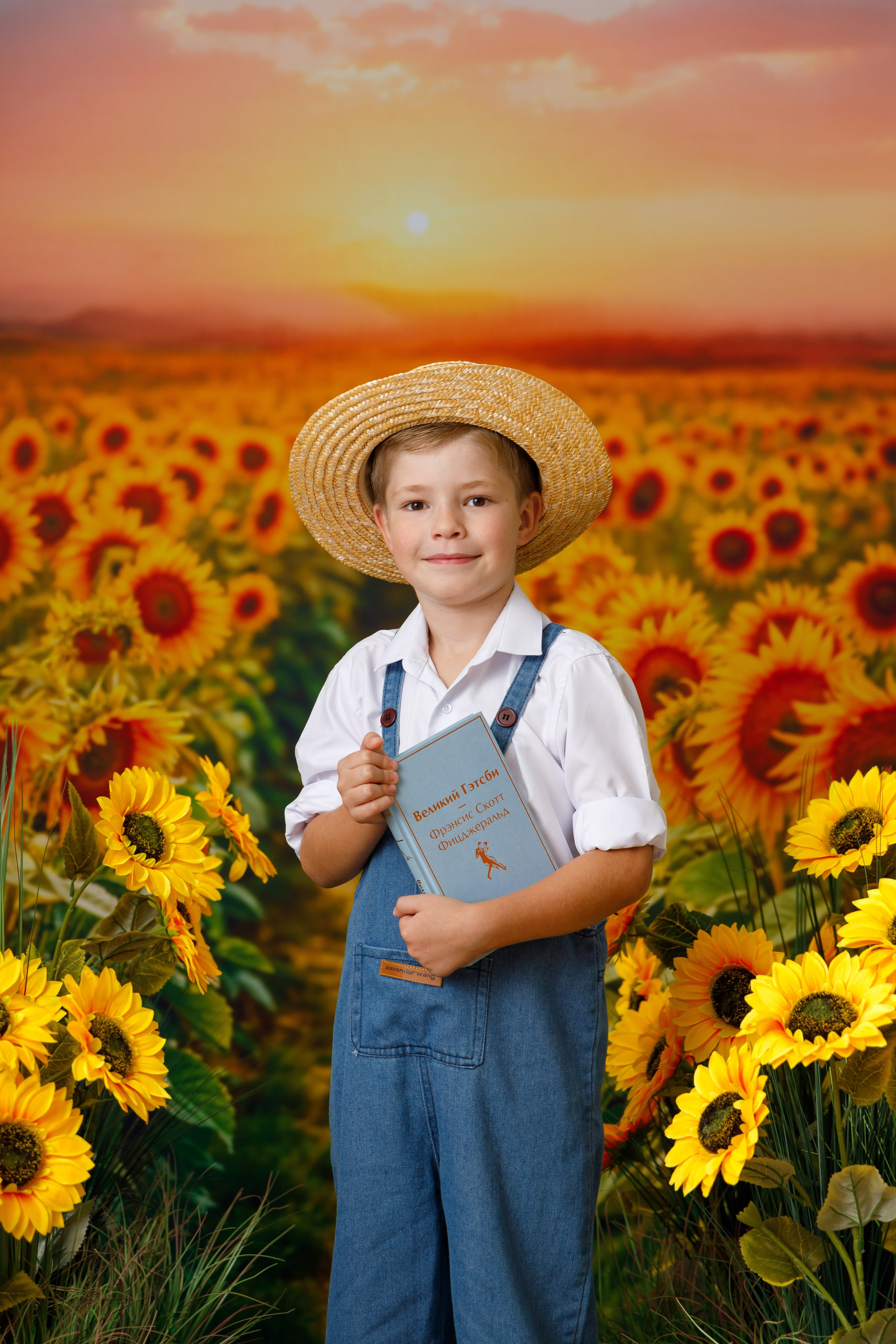 Подсолнухи. Детская фотостудия Москва