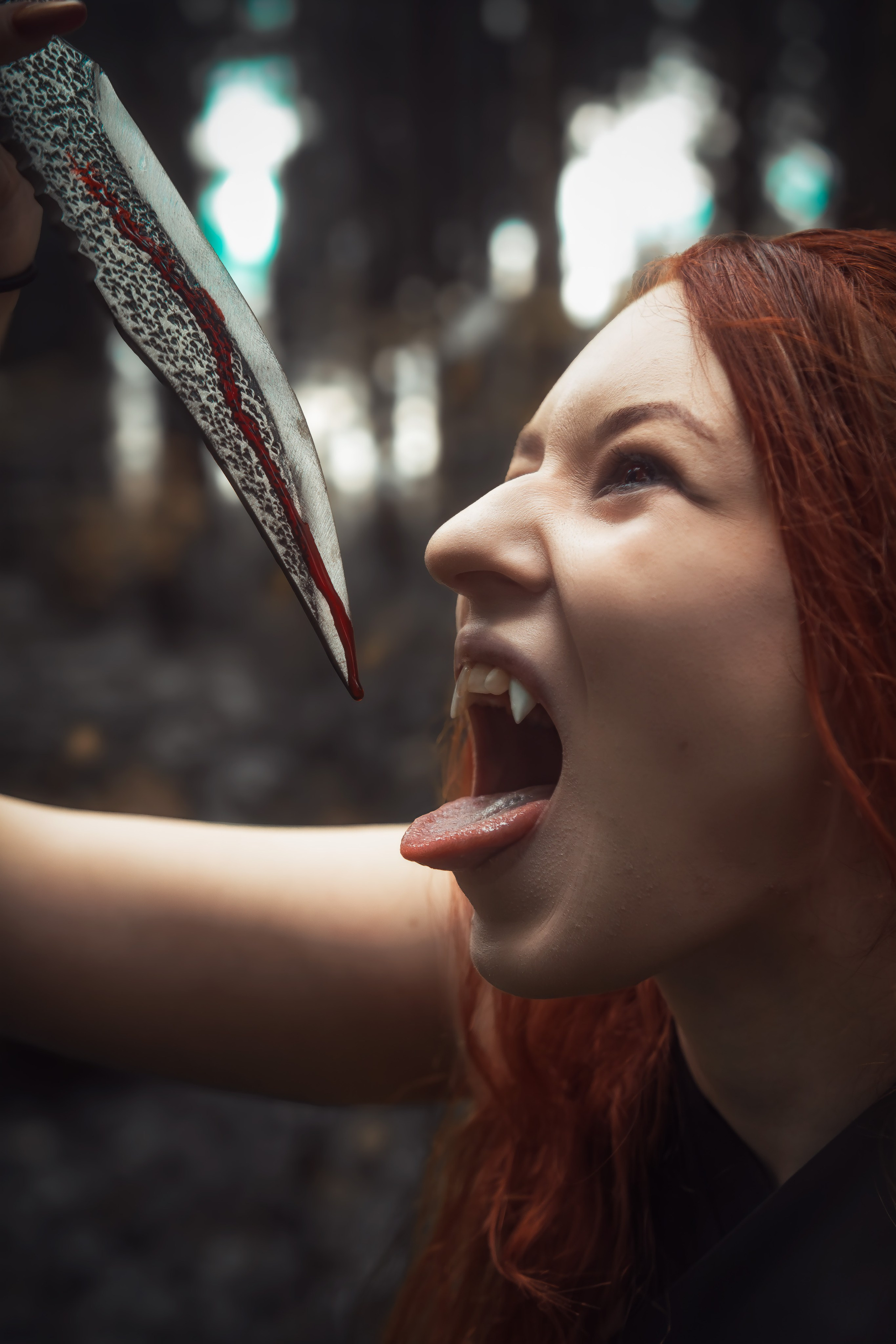 Фотосессия Вампиры в лесу