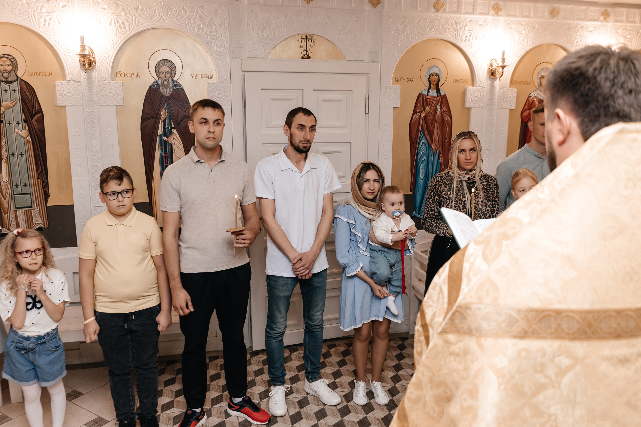 Крещение Влада. Семейный фотограф Минск Усова Ольга