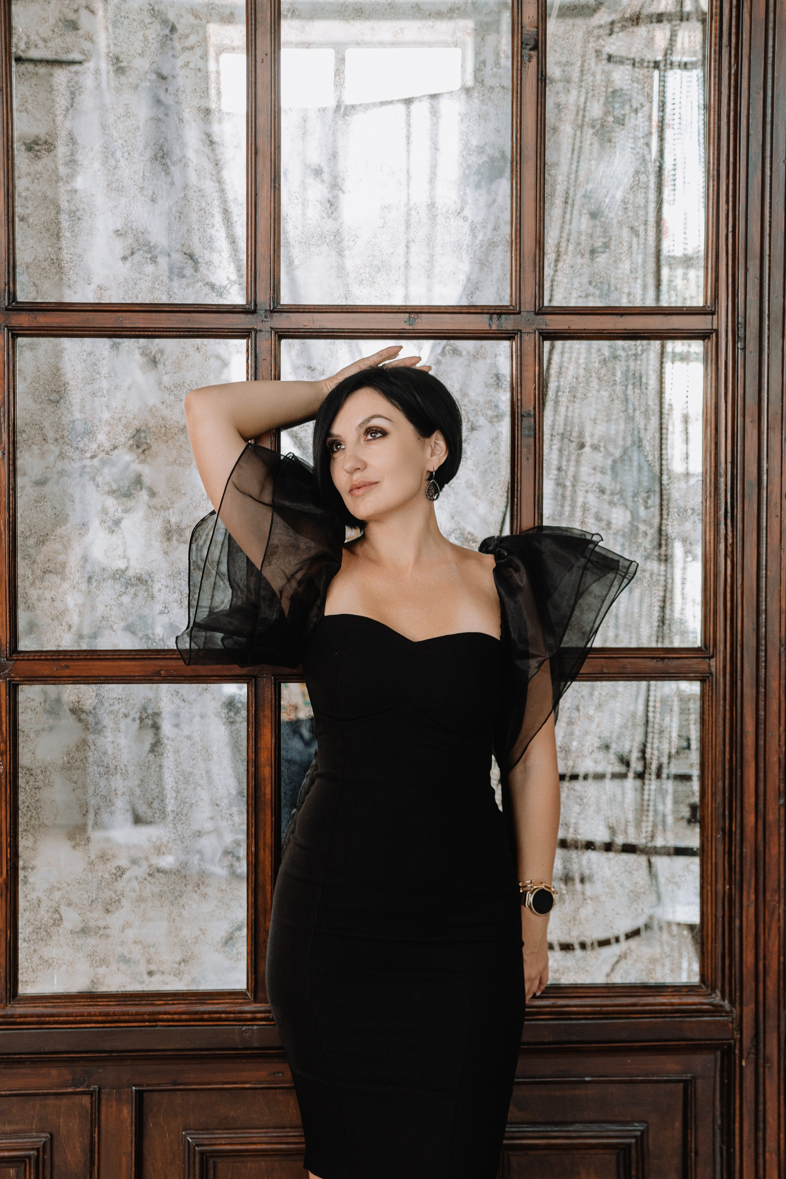 Евгения, Михаил и Дарина и собачка Чарли. Фотограф Воронеж Варвара