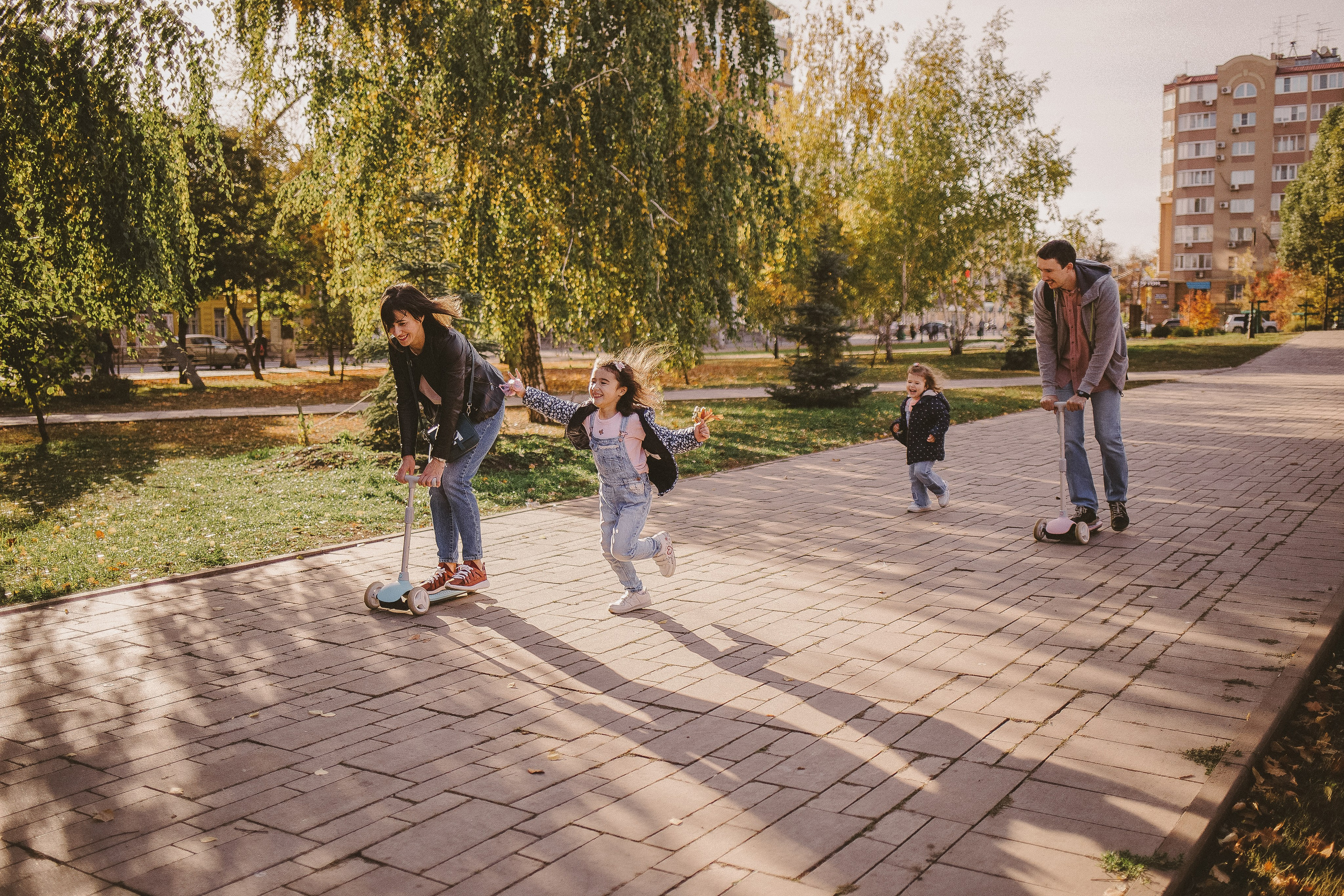 Зарина, Олег и дочки. Семейный фотограф в Самаре