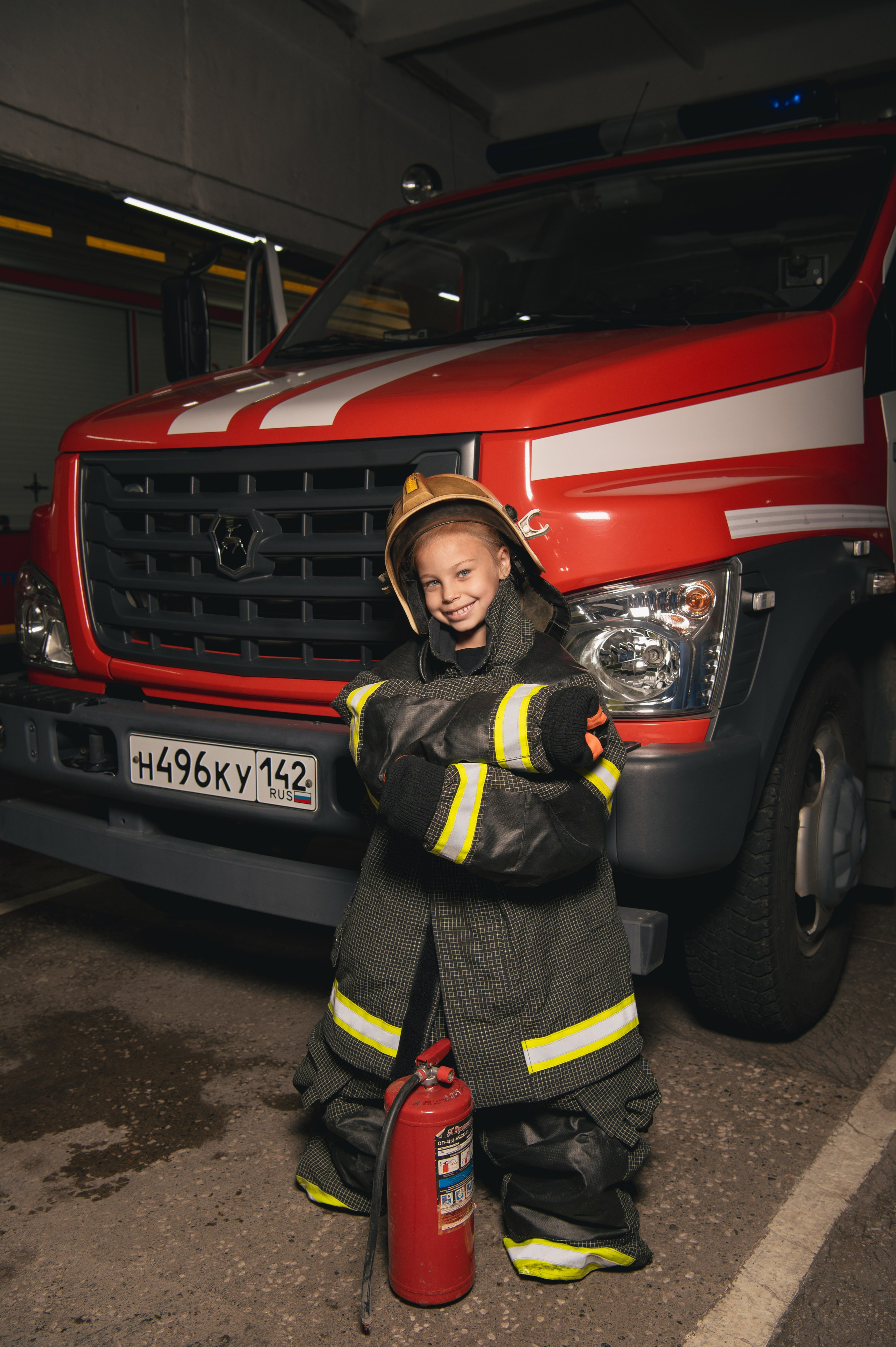 Дети пожарные. Детский фотограф в Новокузнецке Николай Чекалин