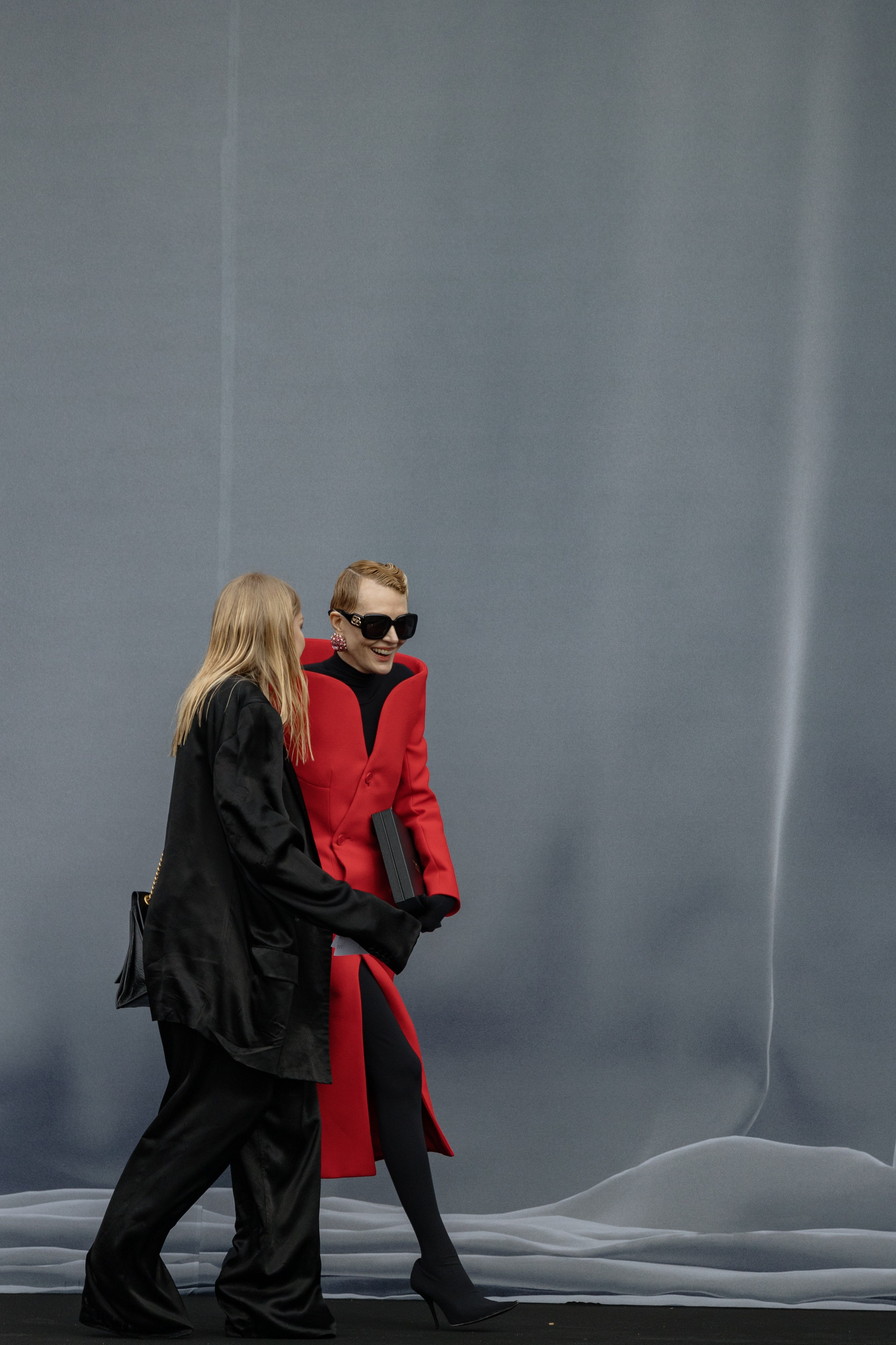 BALENCIAGA PFW WOMENSWEAR FALL-WINTER 24/25. Photographer in Milan Ivan Goncharov