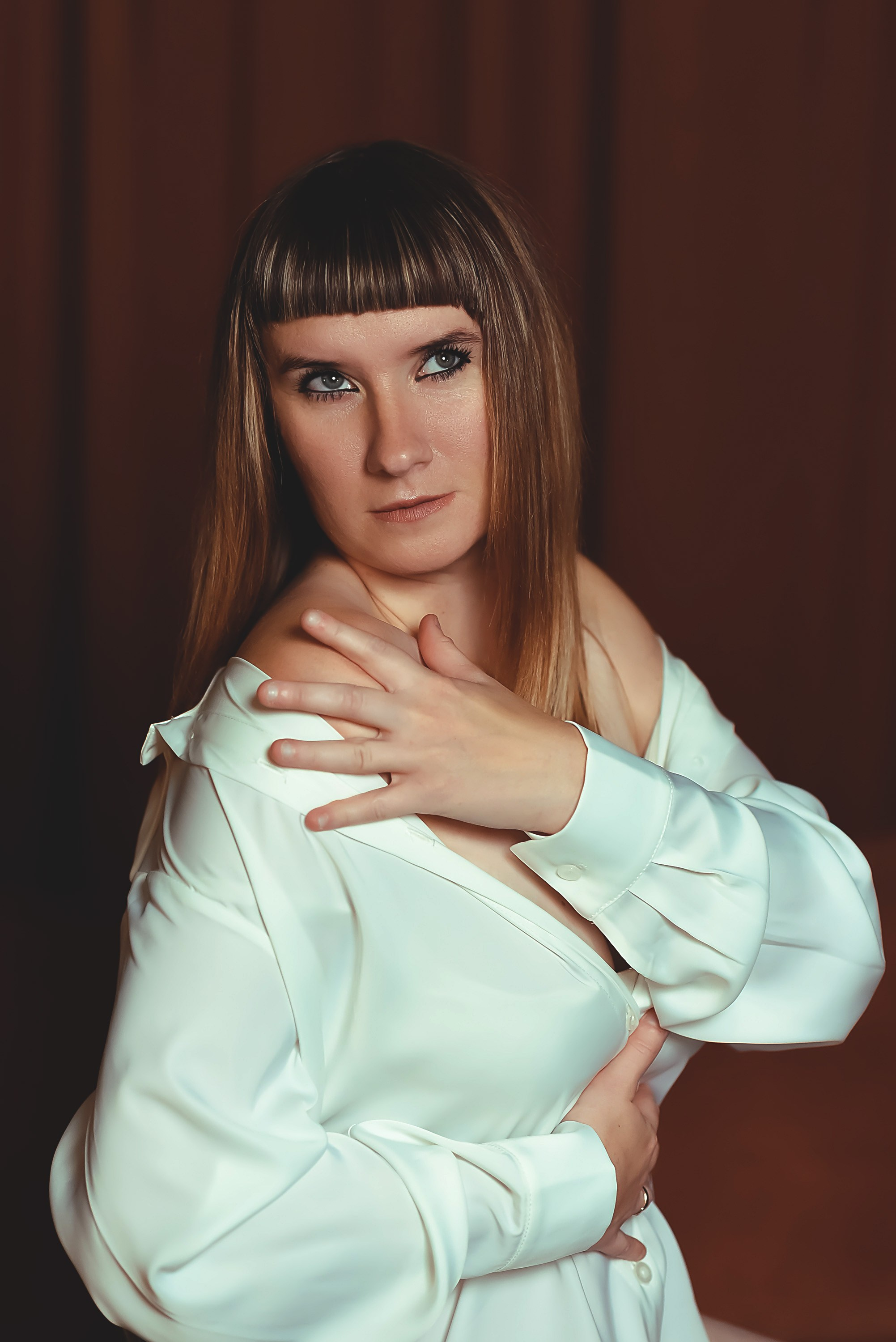 Съемка Анны в студии Тула. Фотограф Тула творческие фотосессии недорого Ольга Ромашина