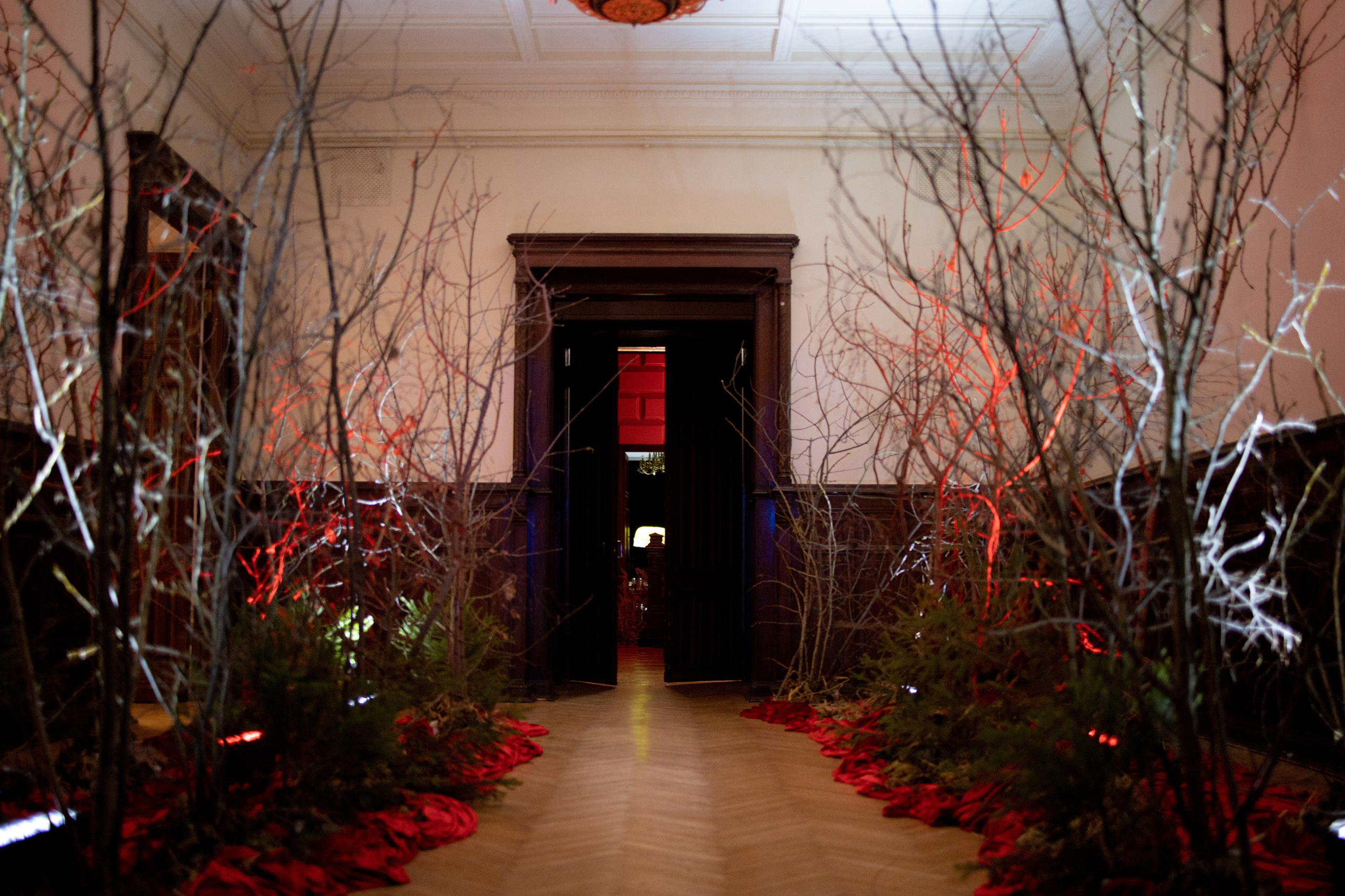 Новогодний корпоратив в фольклорном стиле. Особняк Лемана. Оформление свадеб, декор свадеб Вера Маркова, Москва