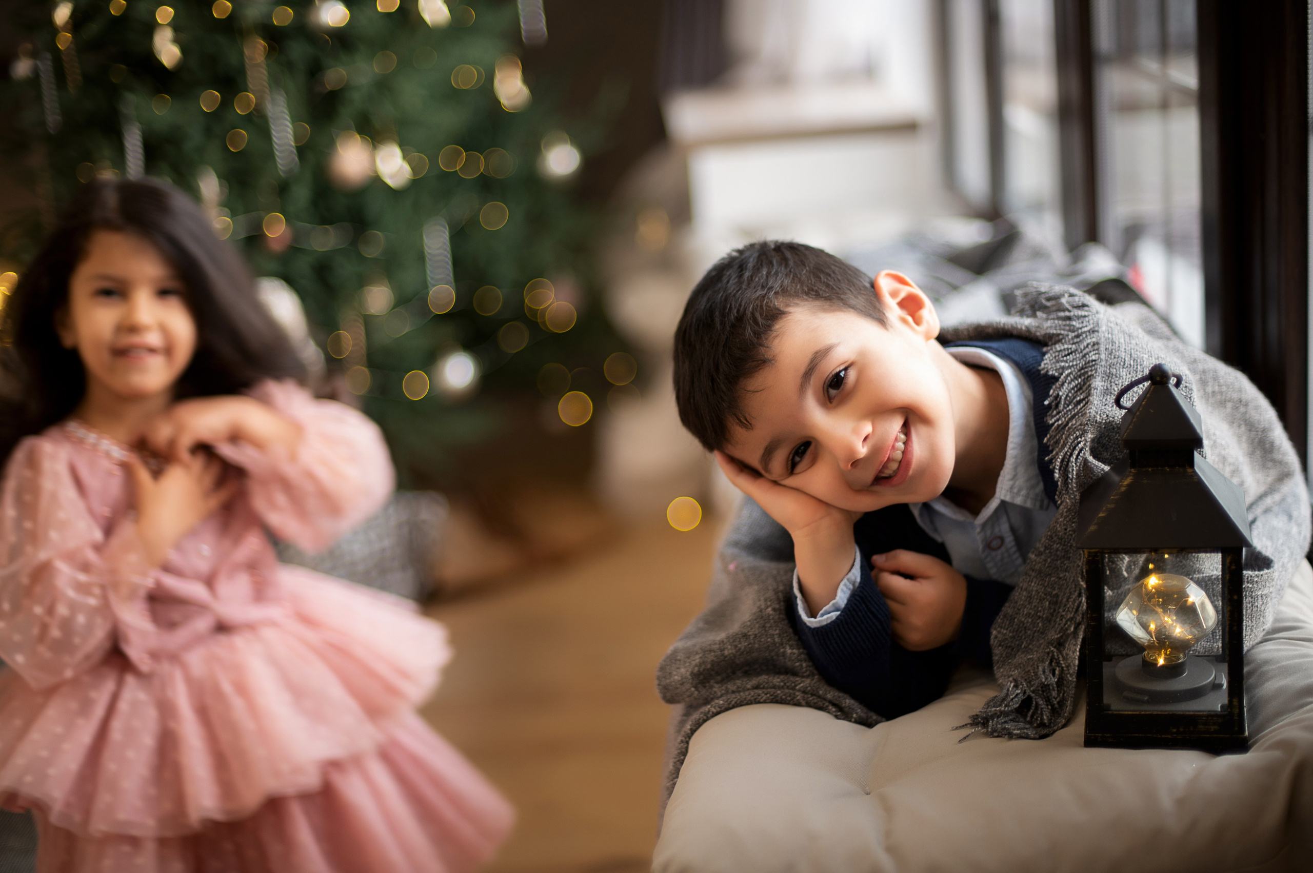 Семейная новогодняя фотосессия в Москве