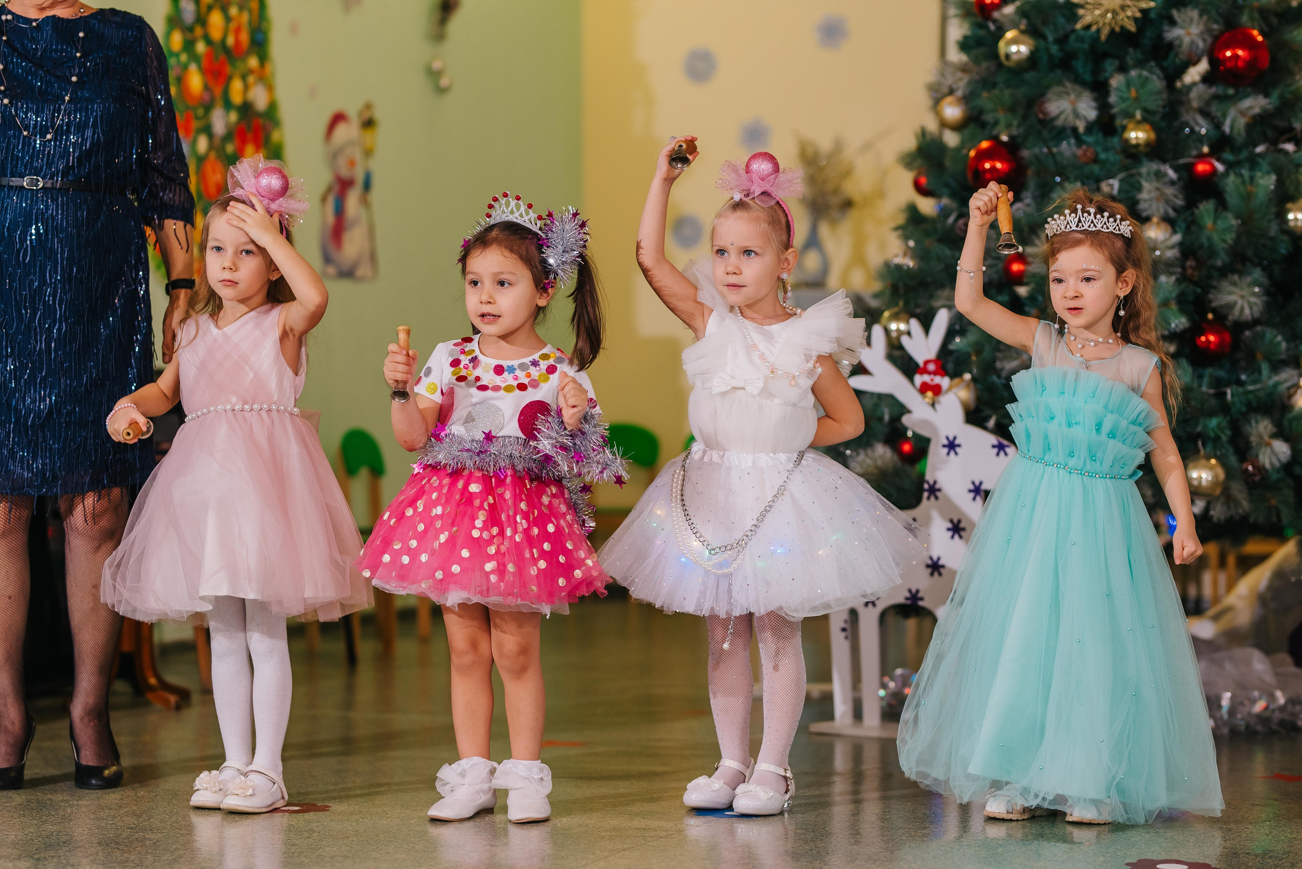 Новогодние утренники в детском саду. Свадебный и семейный фотограф Яна Стражева. Волгоград, Москва