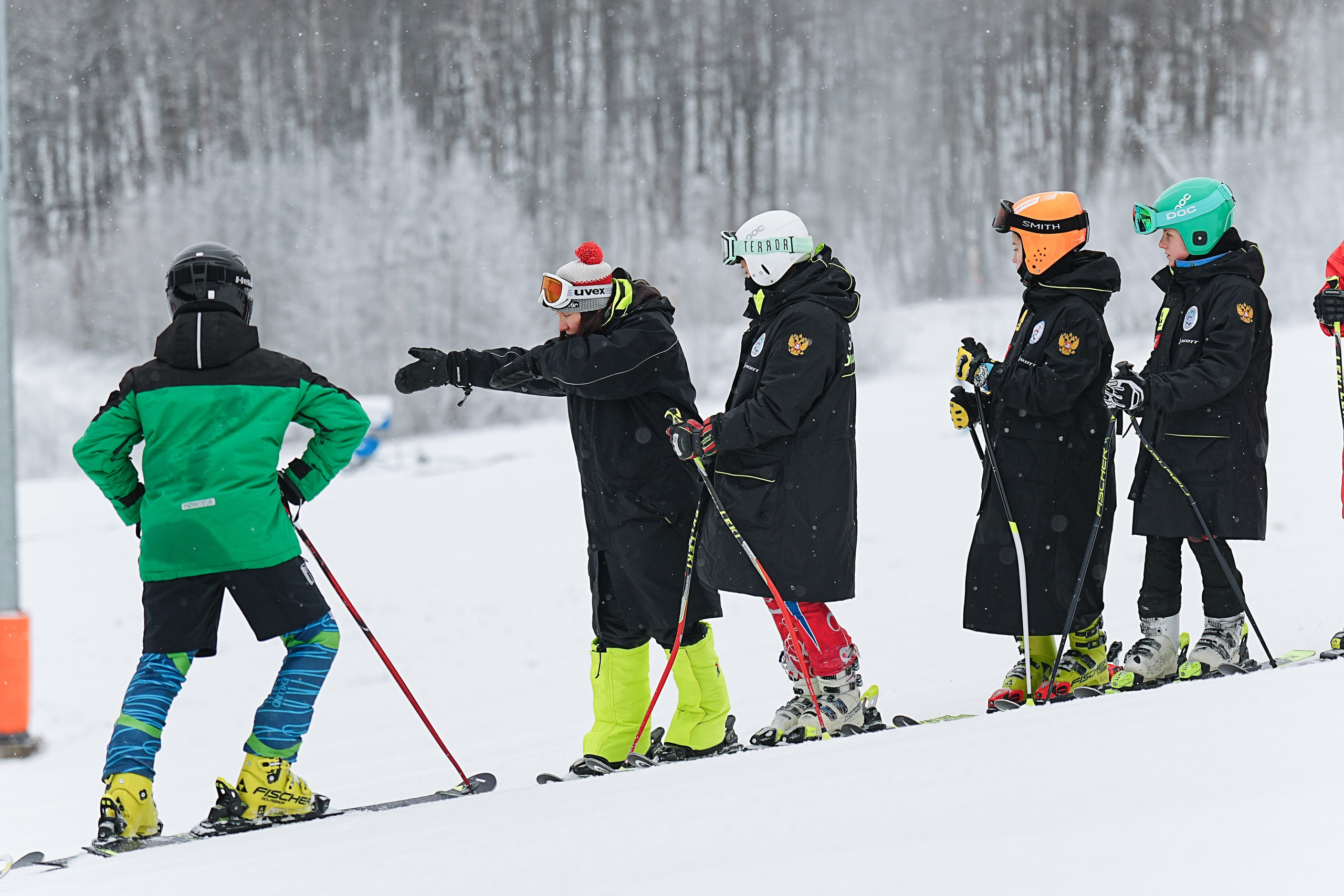 Горные лыжи. Первенство Центрального Федерального Округа. GS U14 Шуколово. Фотограф Студитский Евгений