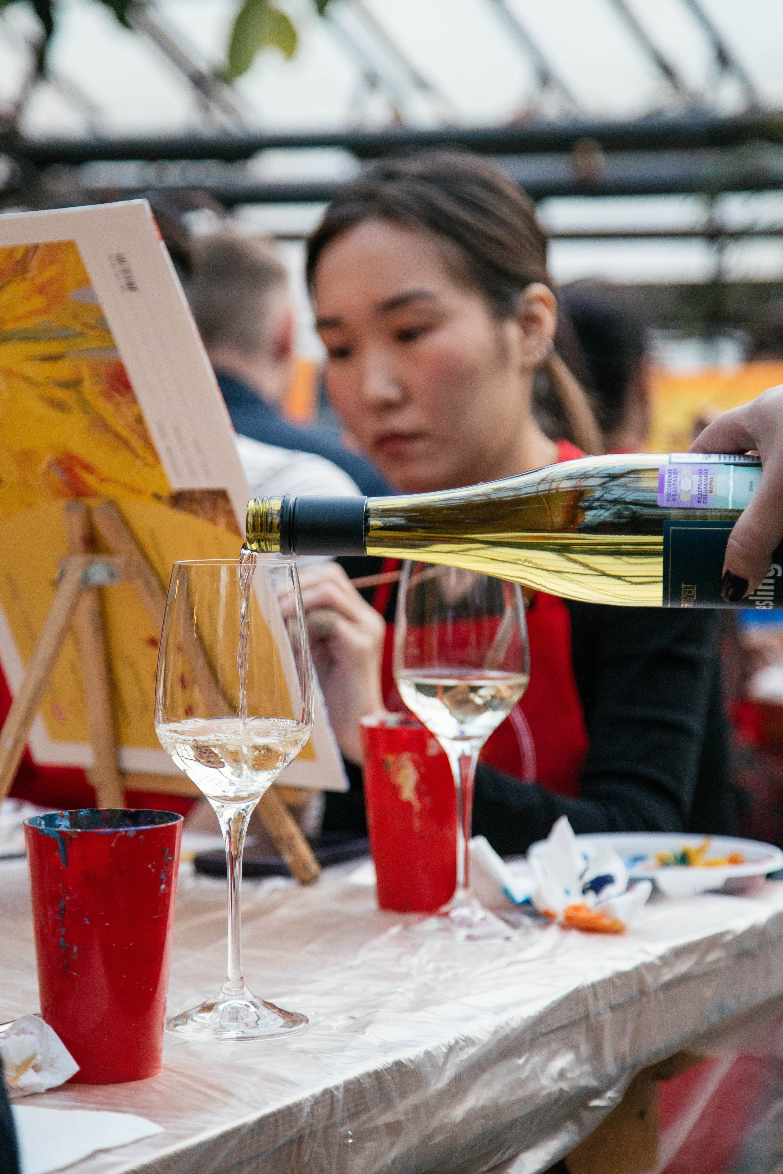 Без бокала нет Шагала. Искусство и вино в Ботаническом саду. Фотограф Анна Чернигова