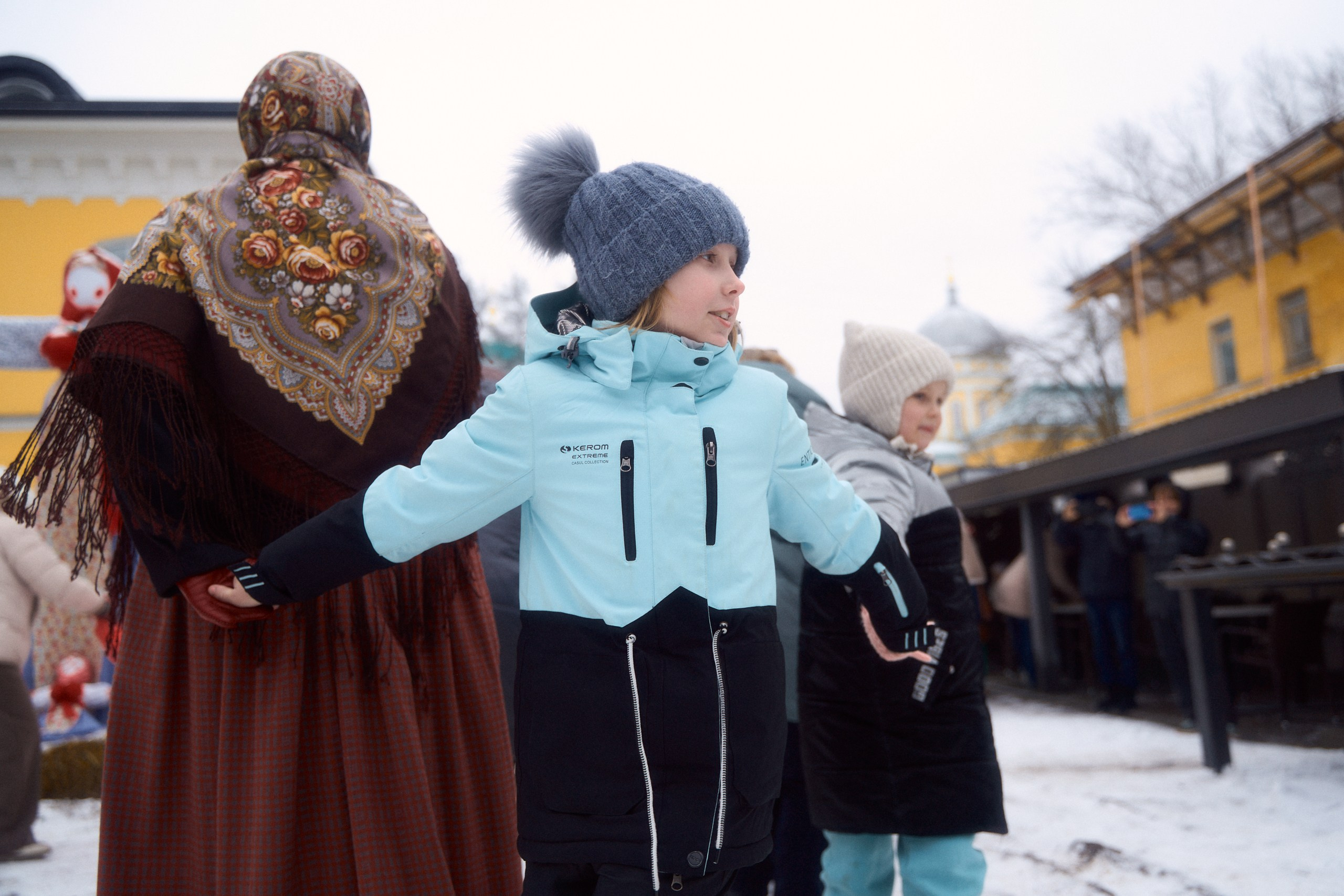 Масленица в Торжке 2 марта 2025 во дворе оникса