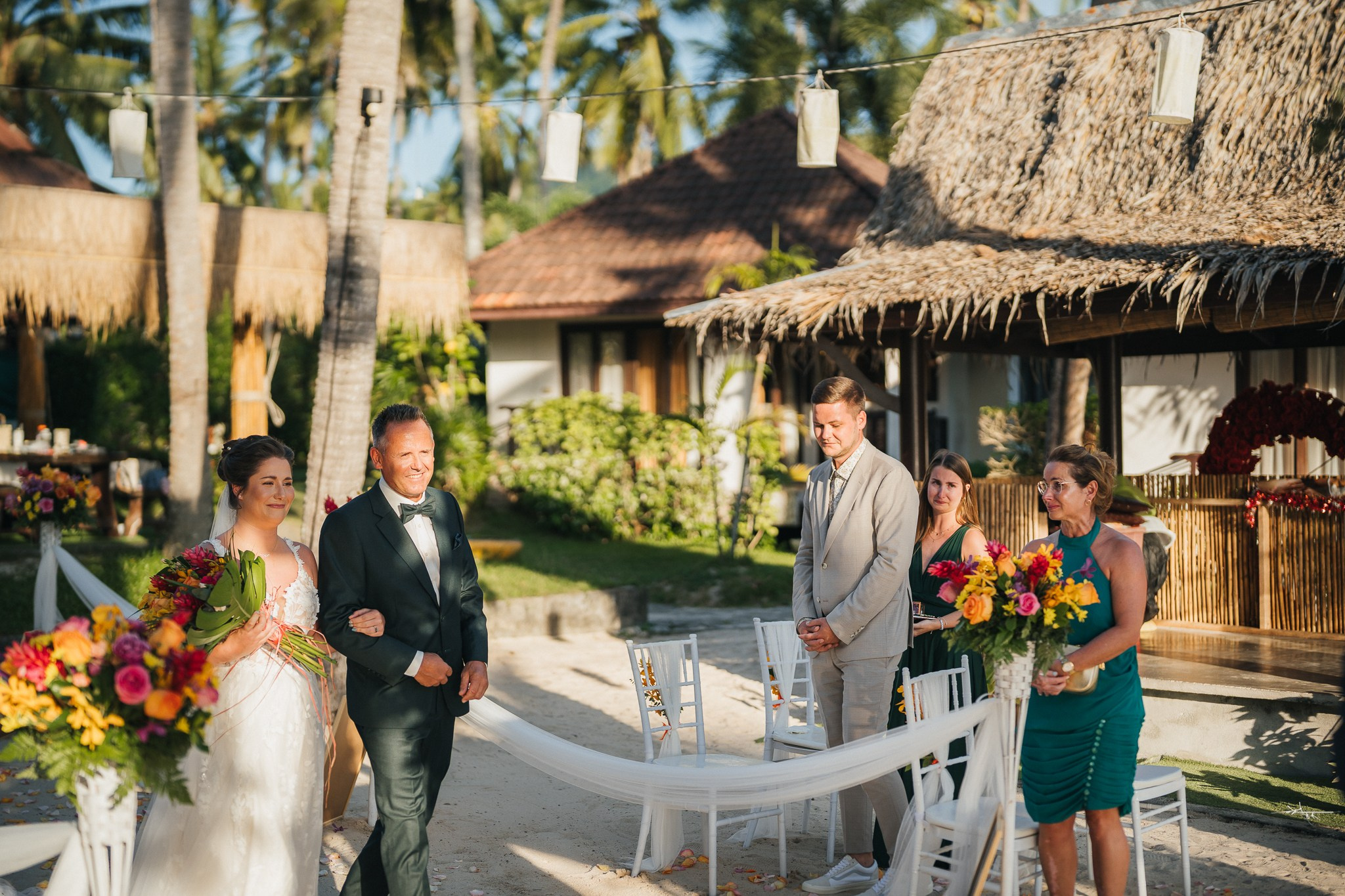 Louisa & Sascha 18.04.2025. Mariage à Koh Samui, en Thaïlande. Whatsapp: +66 94 3 650 301