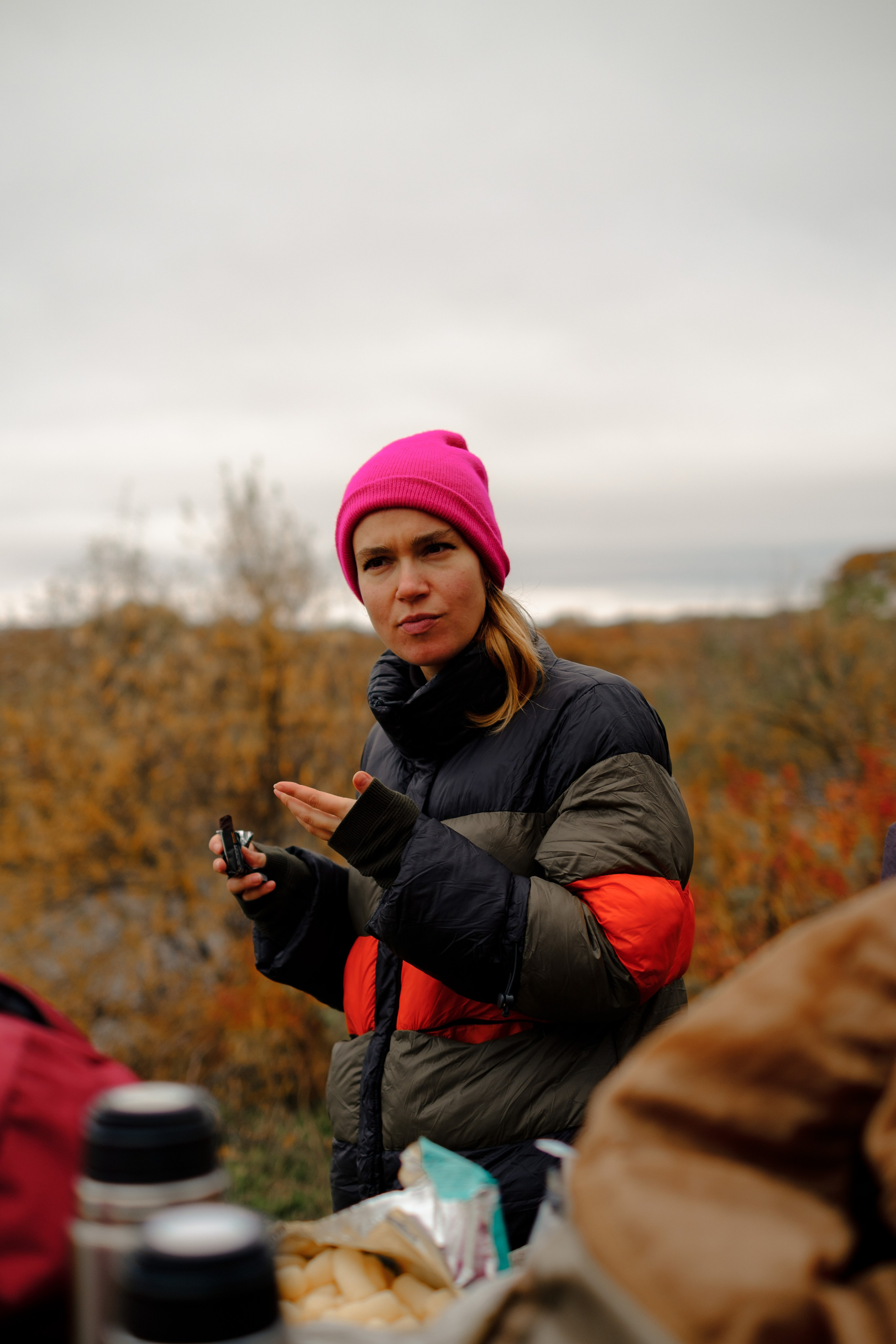 Михайловские столбы осенью. Фотограф Благовещенска Яна