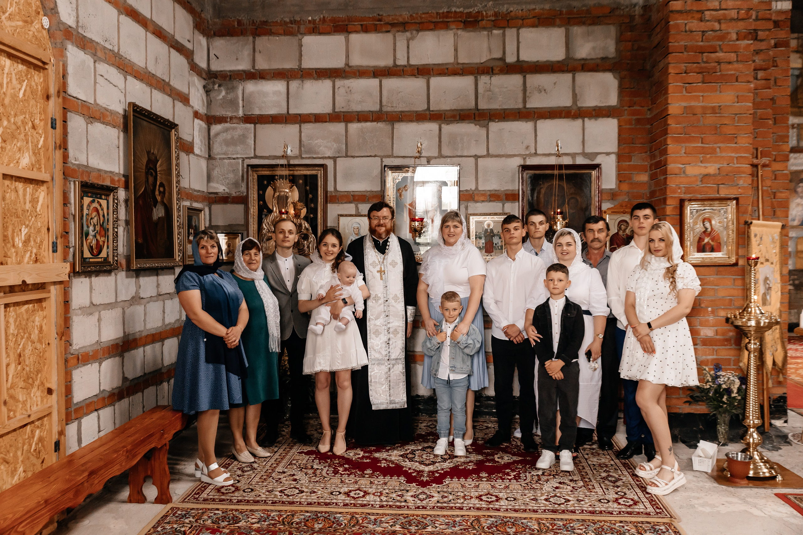 Крещение Максима. Семейный фотограф Минск Усова Ольга