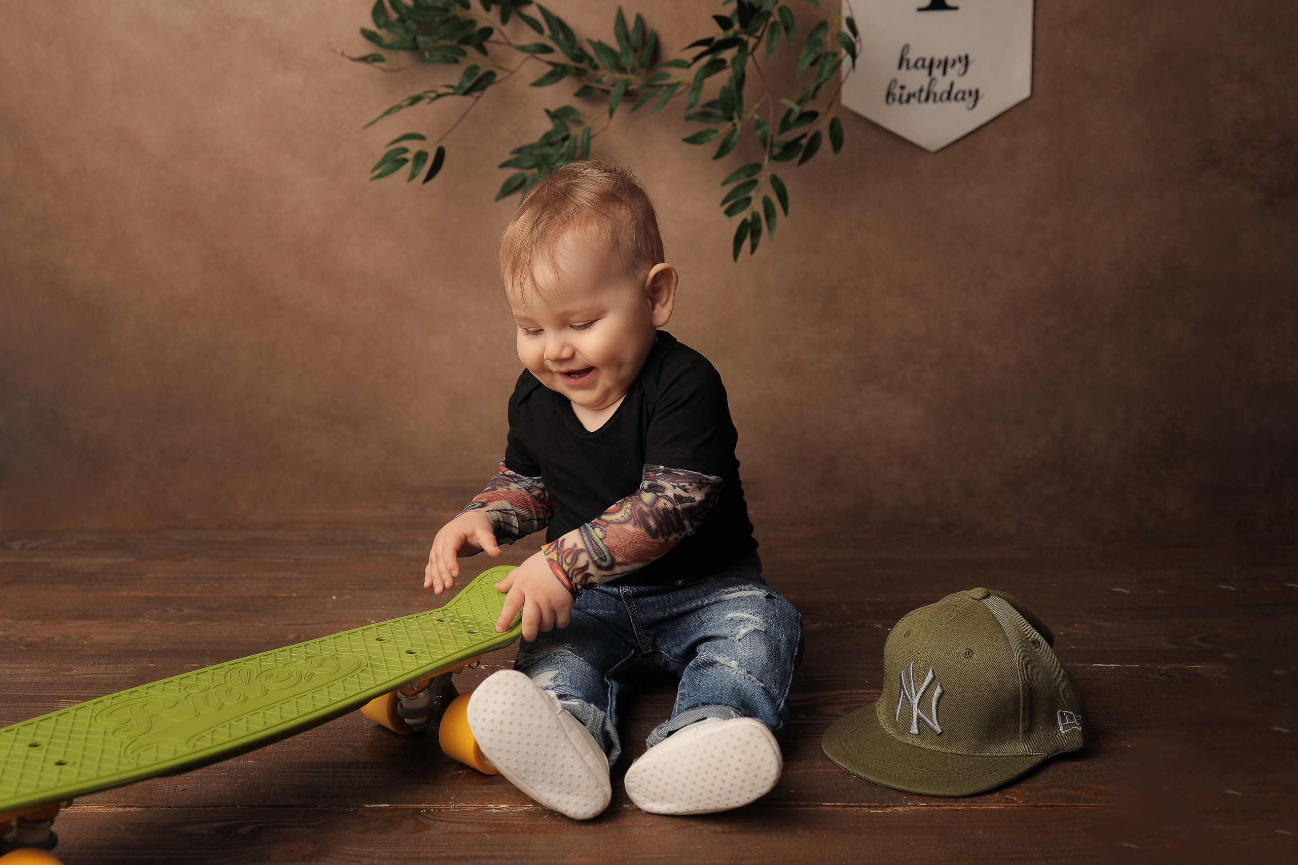 Денис, 1 годик. Фотограф новорожденных в Новокузнецке Анна Горошникова