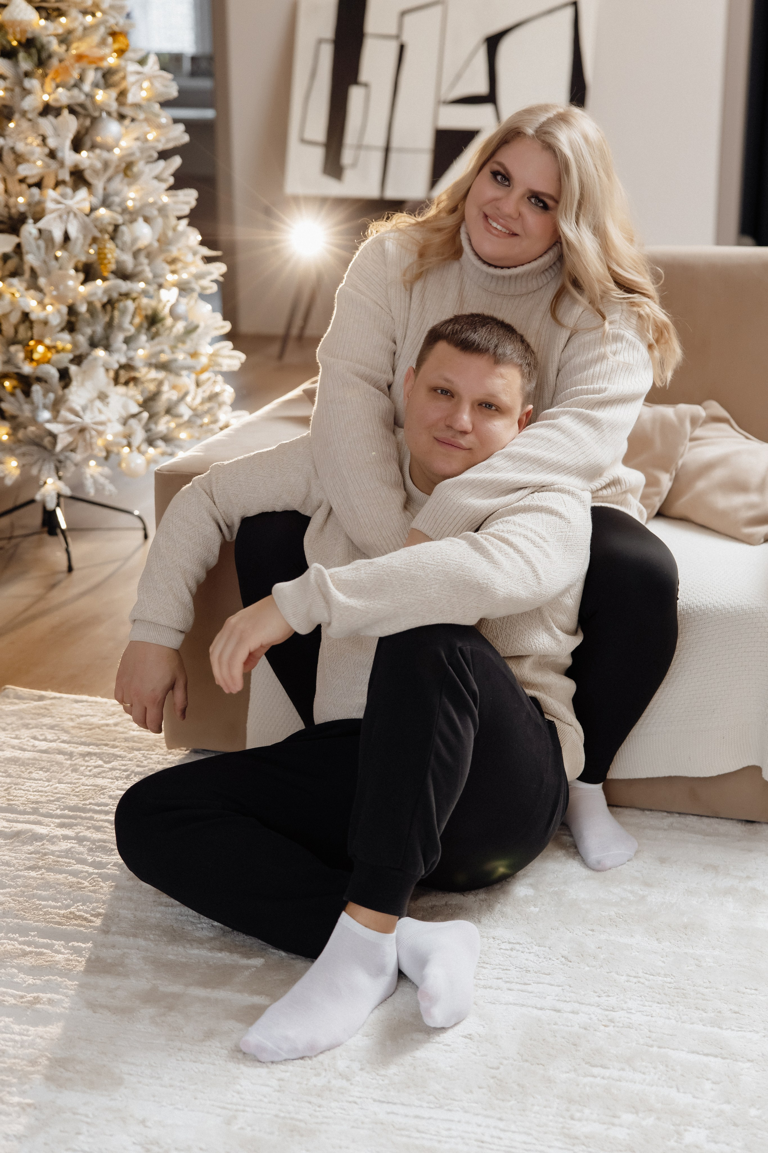 Домашняя новогодняя. Семейный и свадебный фотограф в Челябинске Мария Леонтьева