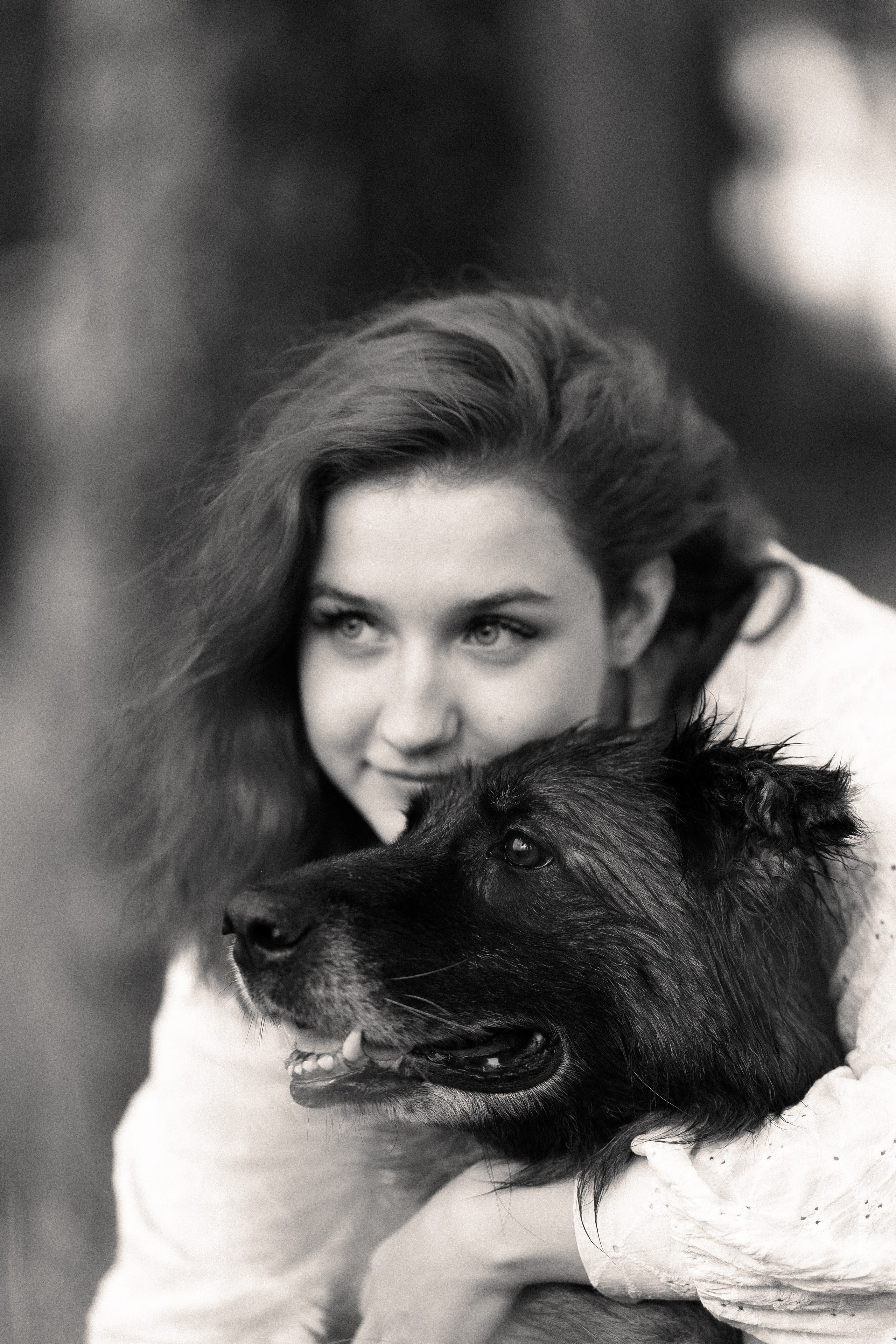 Алена, Фанни и Фрея. Фотограф и видеограф анималист Аганина Дарья