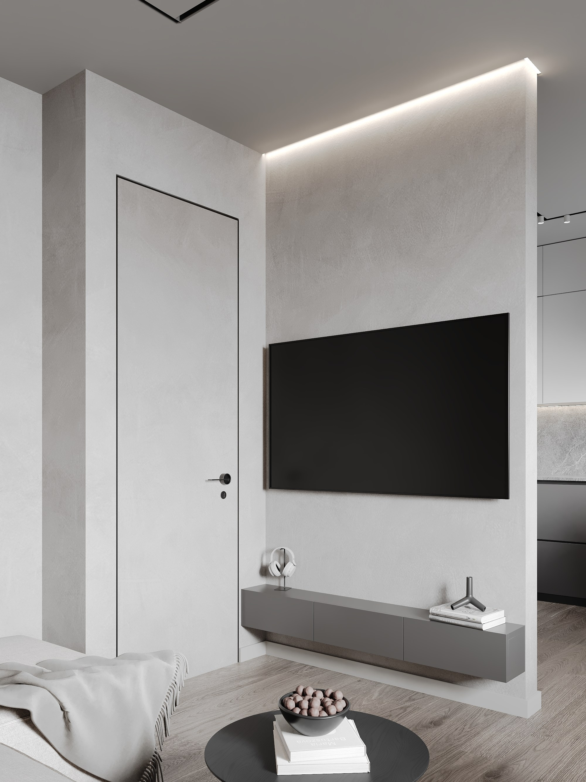 Ул. Милашенкова 55 кв. м. Kod Interiors | Дизайнер интерьеров Кораблина Кристина