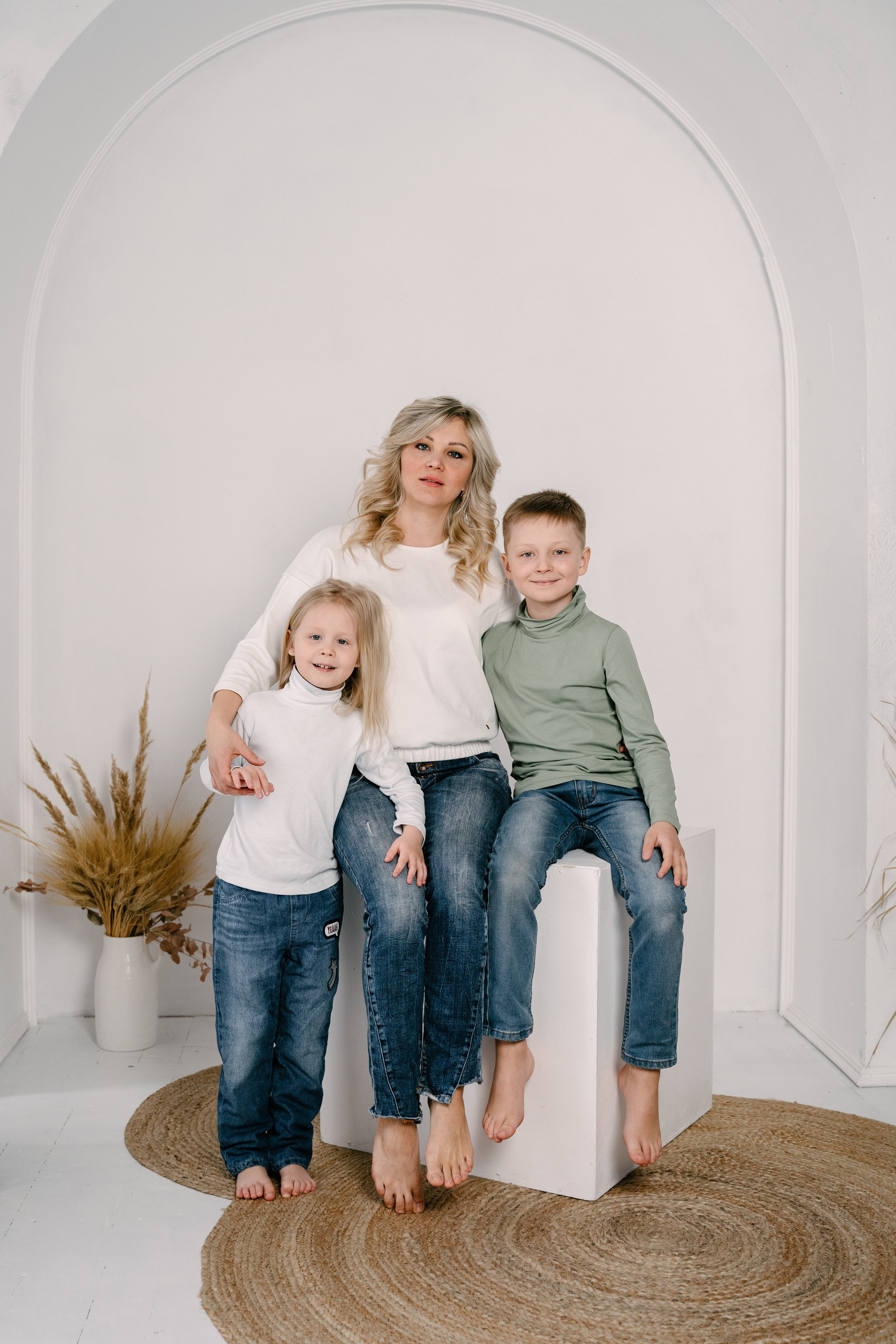 Оксана и дети. Свадебный фотограф Юлия Копылова