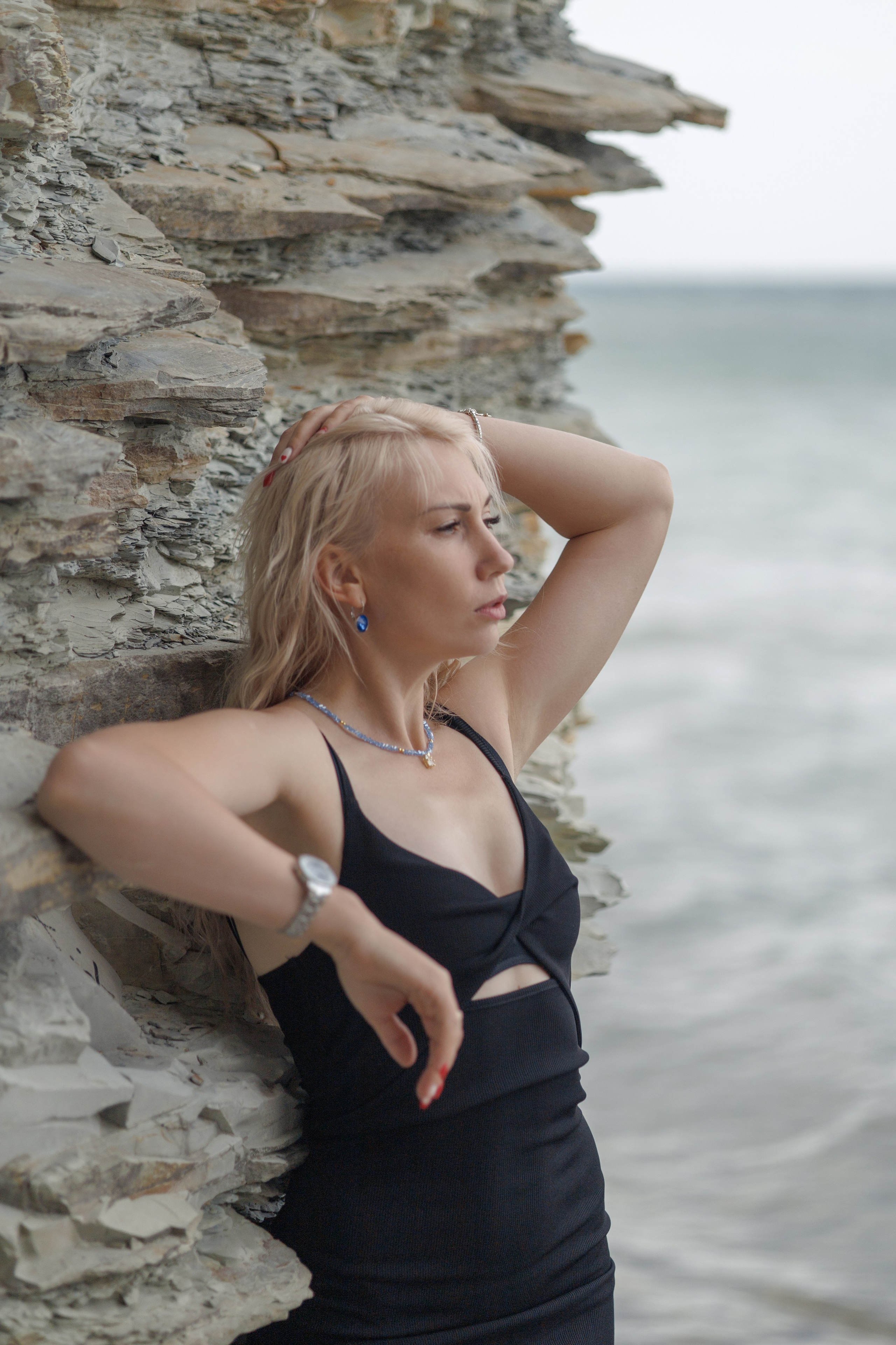 Ветреный рассвет на пляже Метрополь. Семейный и портретный фотограф в Геленджике Любовь Бодрова