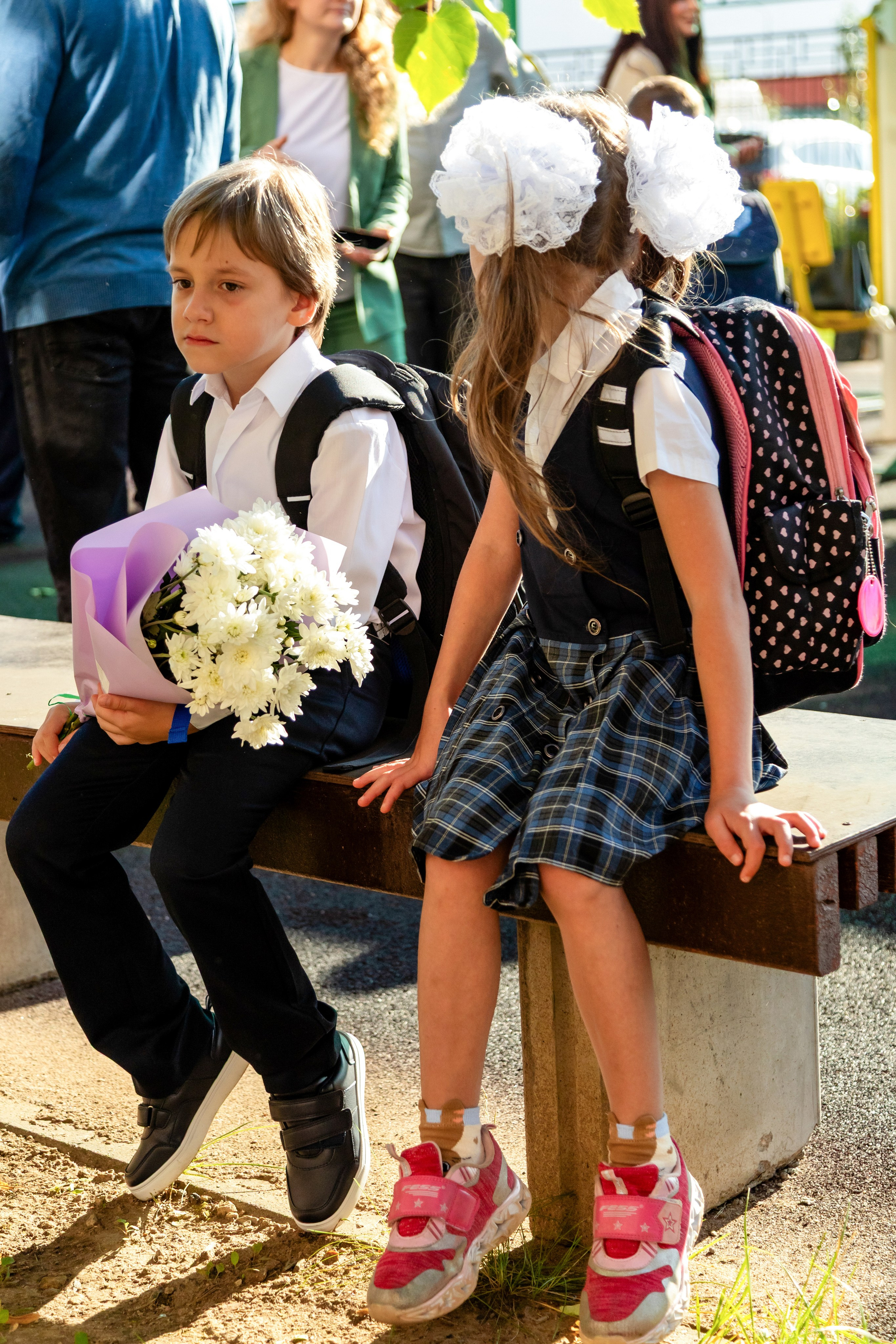 ПЕРВОЕ СЕНТЯБРЯ — линейка. Фотограф Алина Лебедь