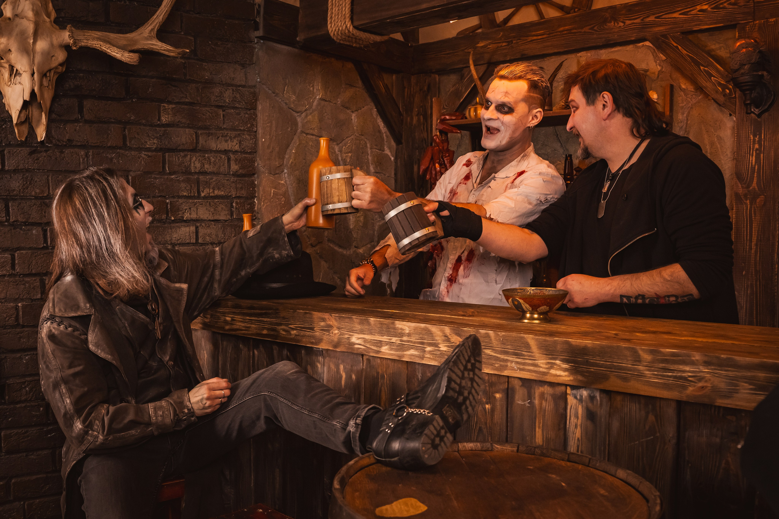 Группа NAGART в таверне. Репортажный фотограф Анастасия Рубцова