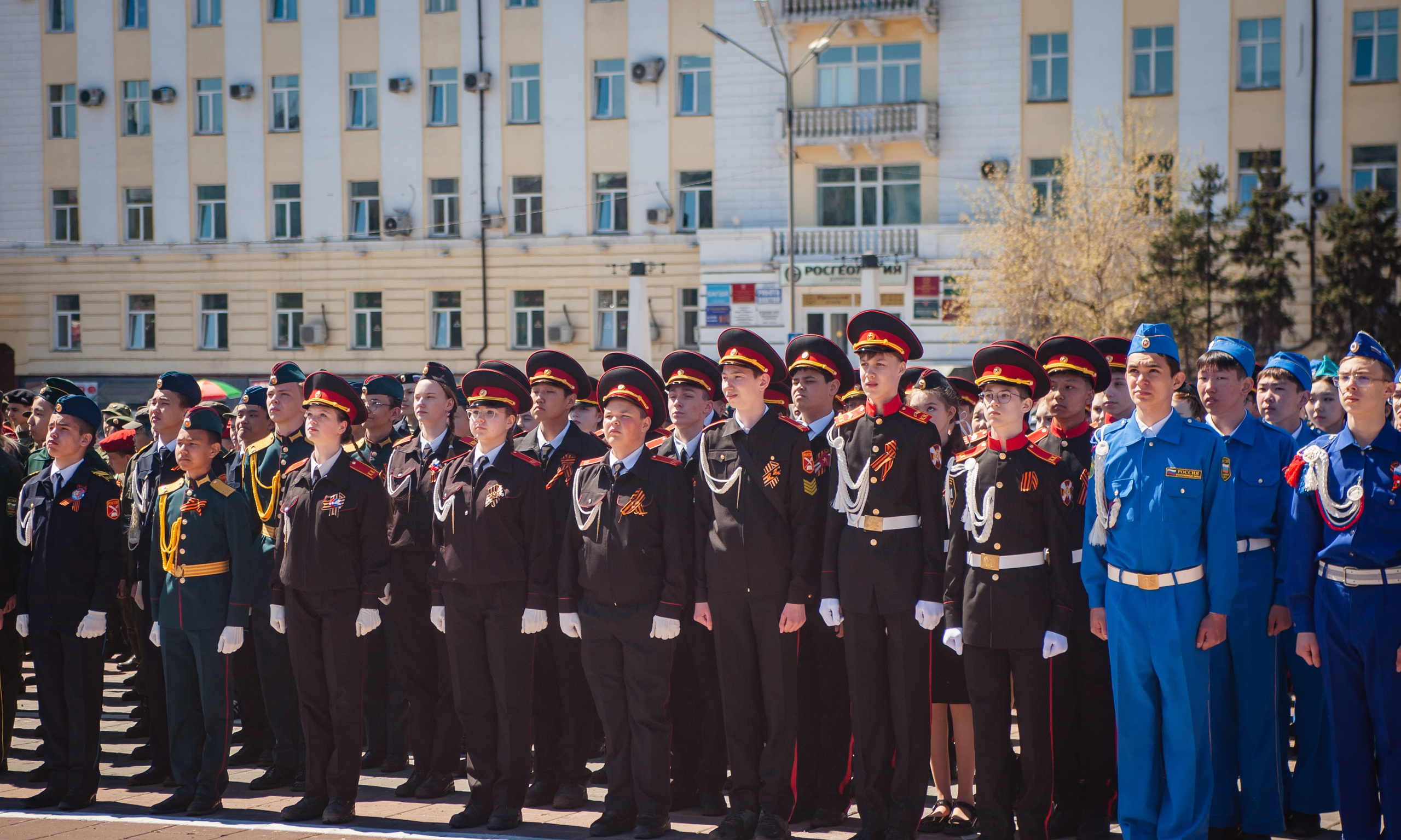 8 Мая. Парад ЮнАрмии. Андреева Александра фотограф в г. Улан-Удэ