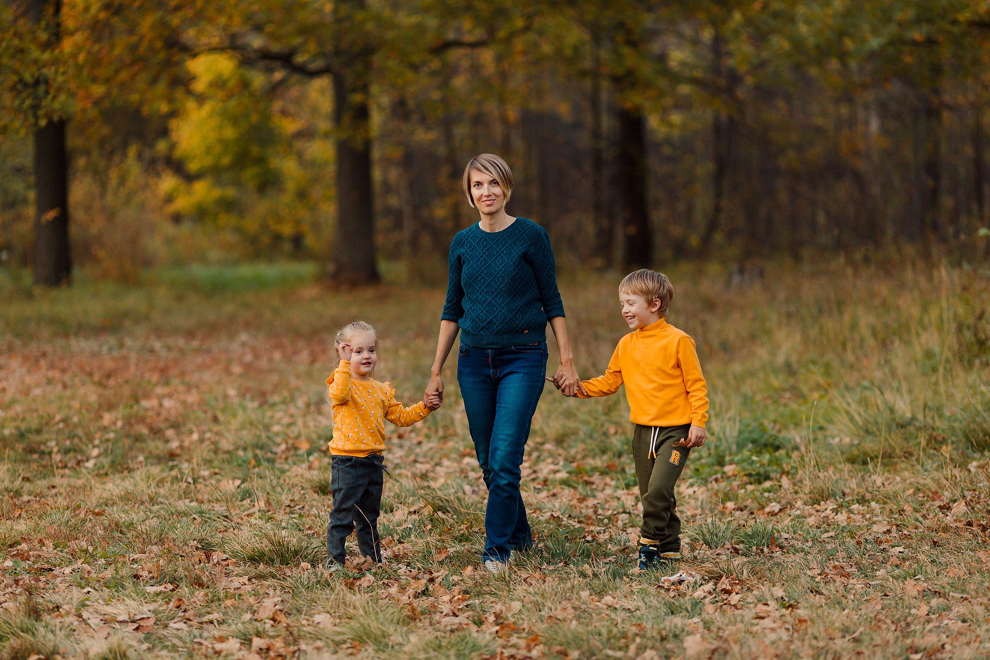 Осень в лесу. Семейный фотограф в Пензе Мария Левина