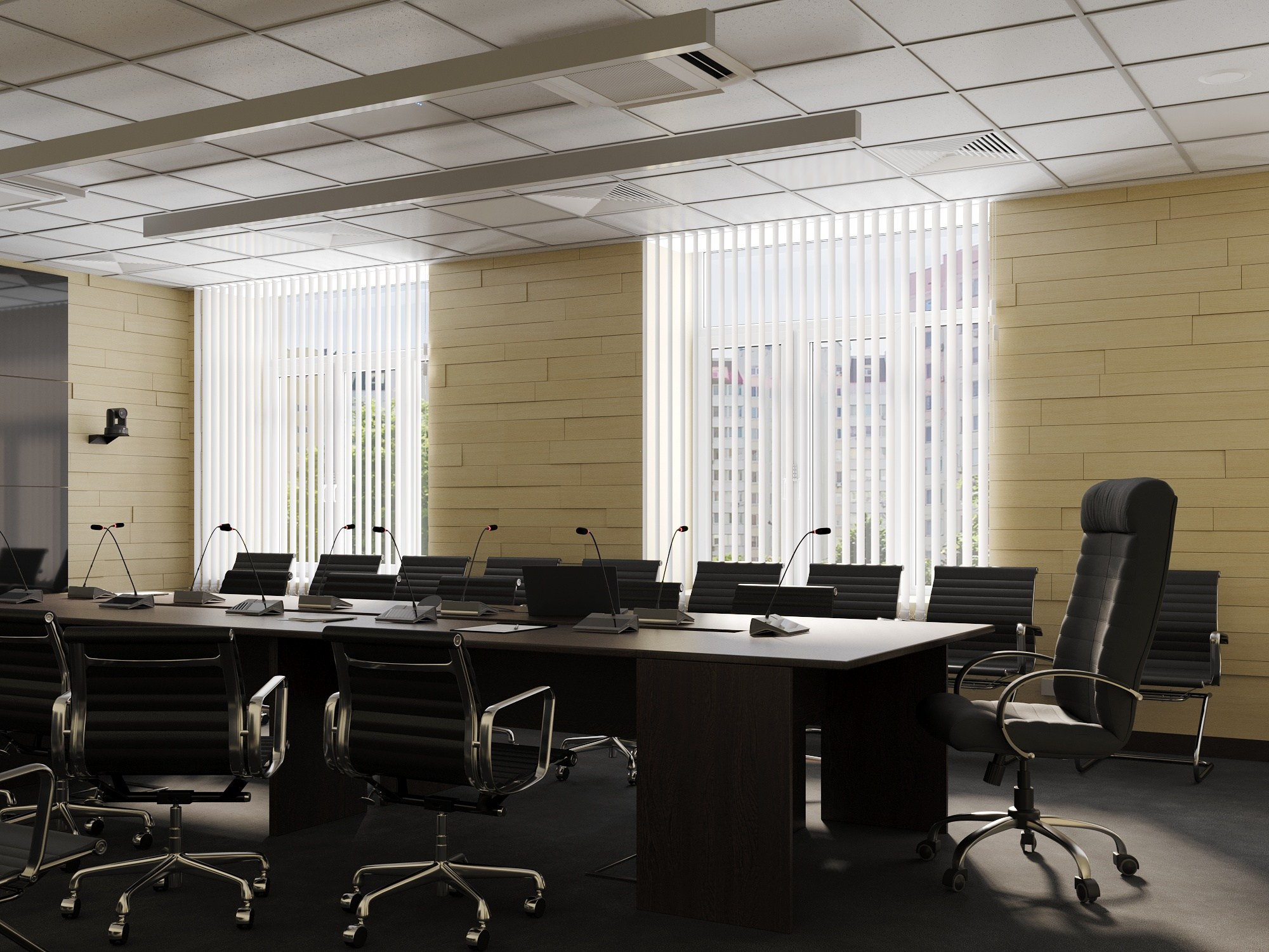 Офисное помещение в министерстве транспорта. Клиент UpInteriors. Евгений Пырков — 3d визуализатор интерьеров и экстерьеров России