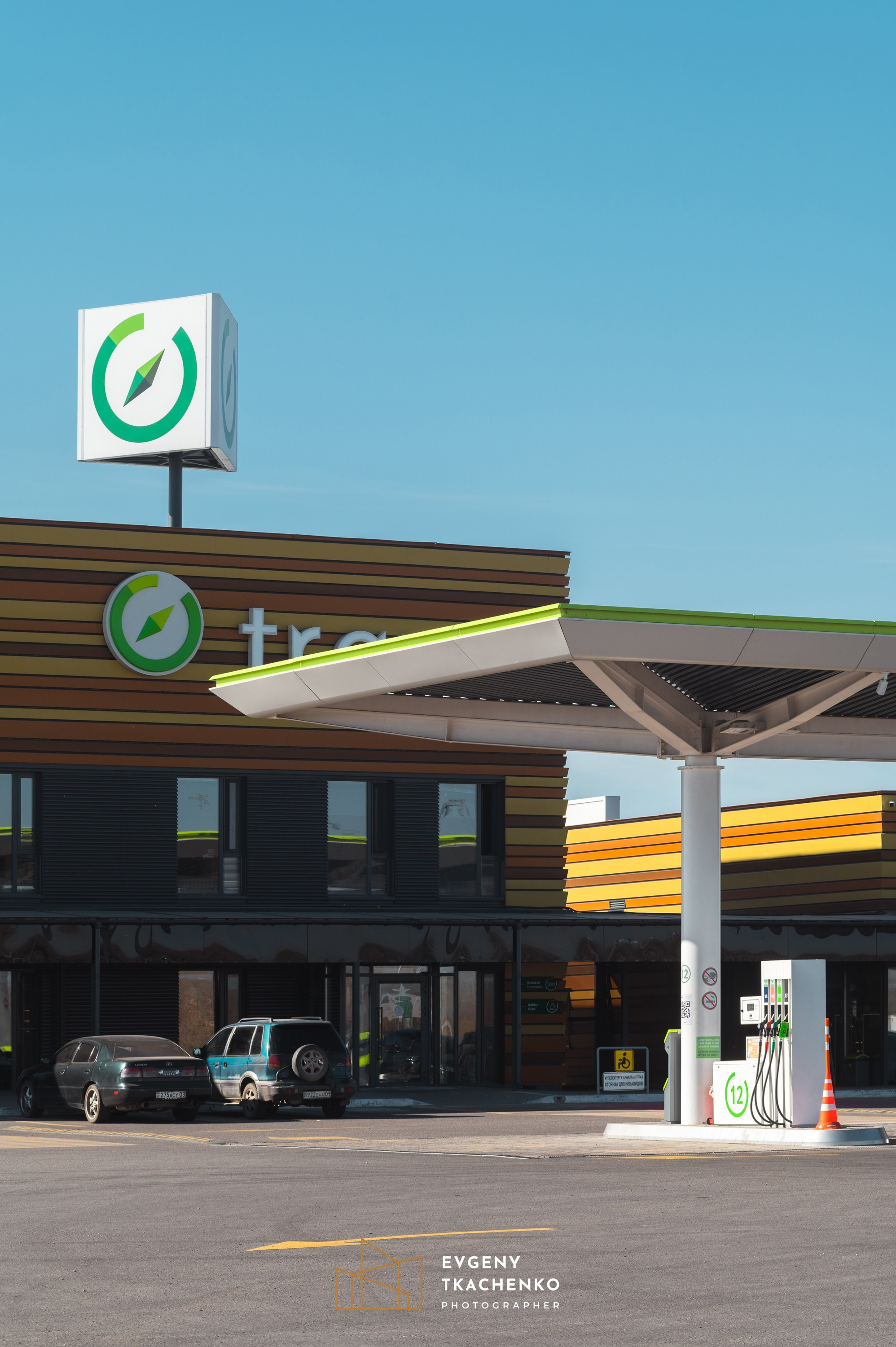 АЗС Compass. Архитектурный и интерьерный фотограф в Казахстане