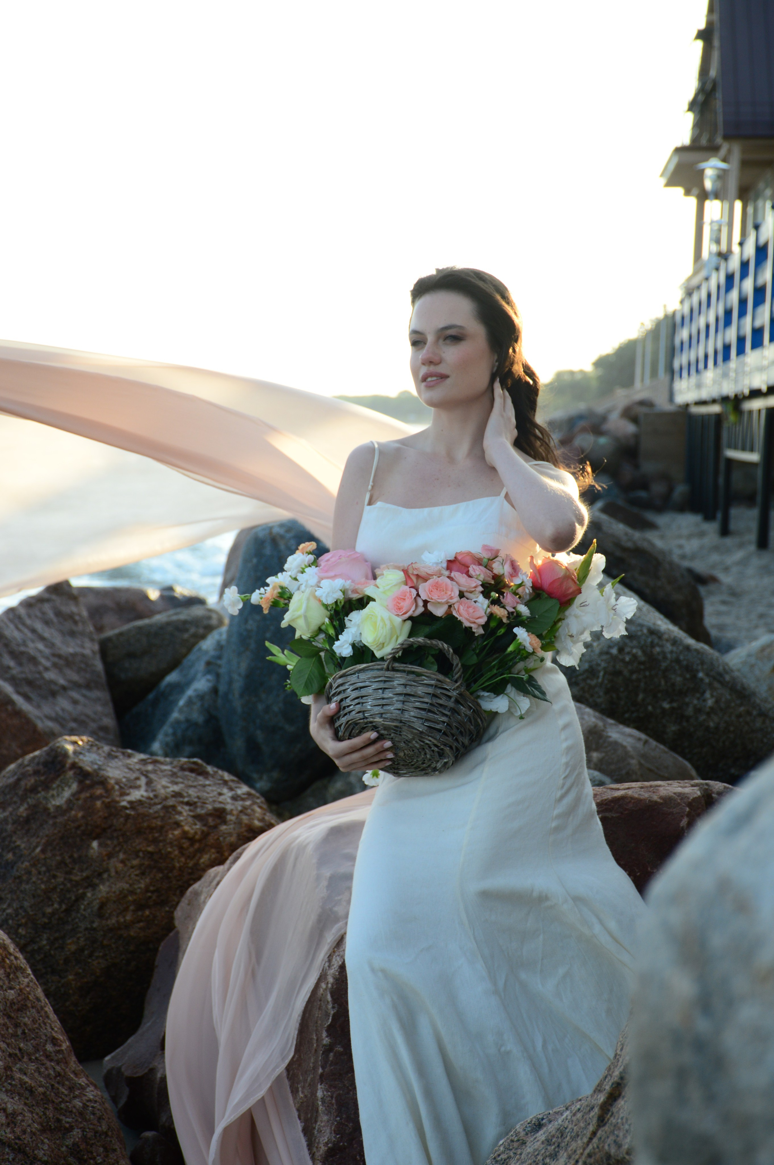 Индивидуальная съемка на берегу моря. Фотограф Зеленоградск