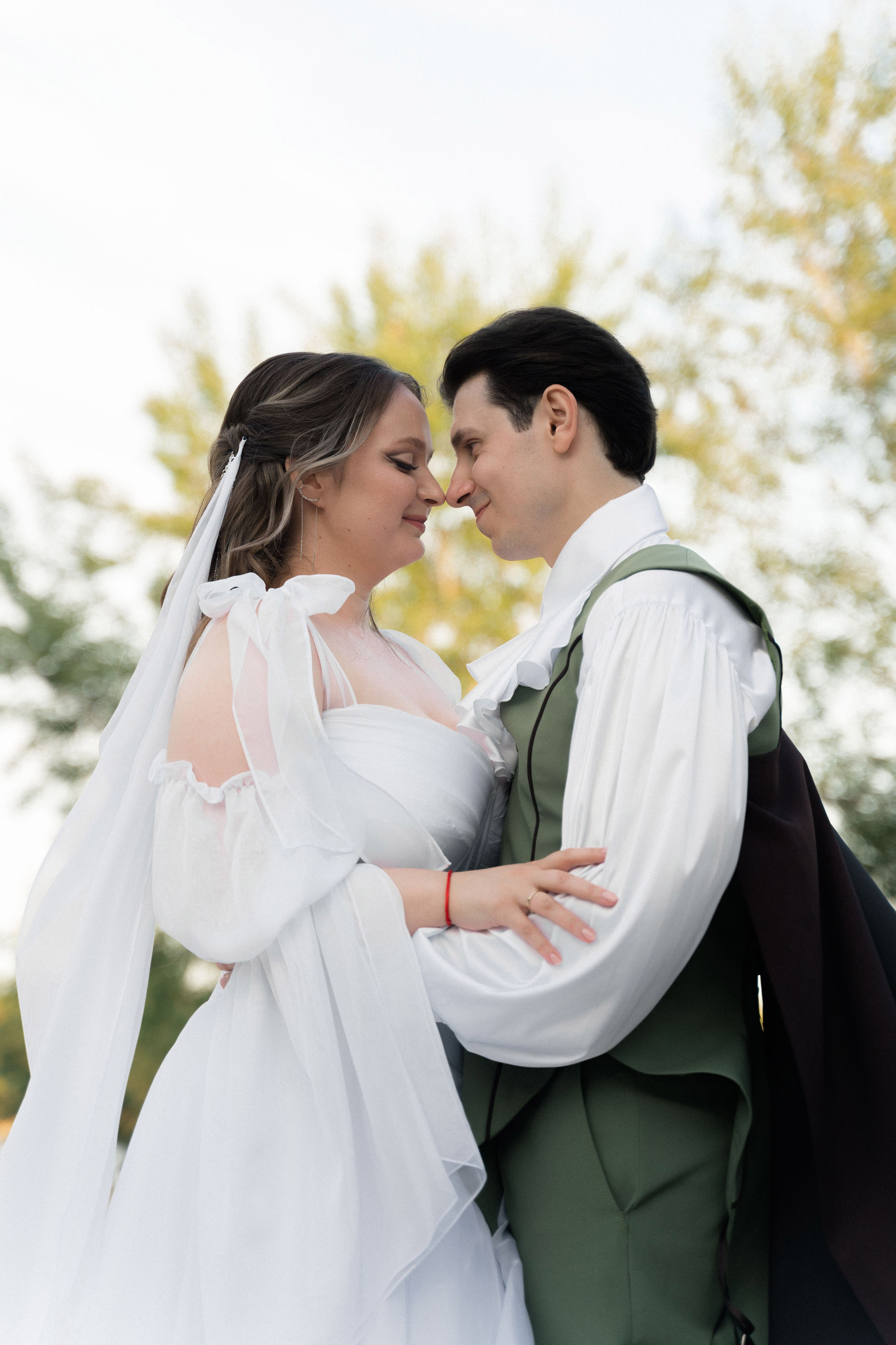 свадебная фотосессия  на берегу реки Дон