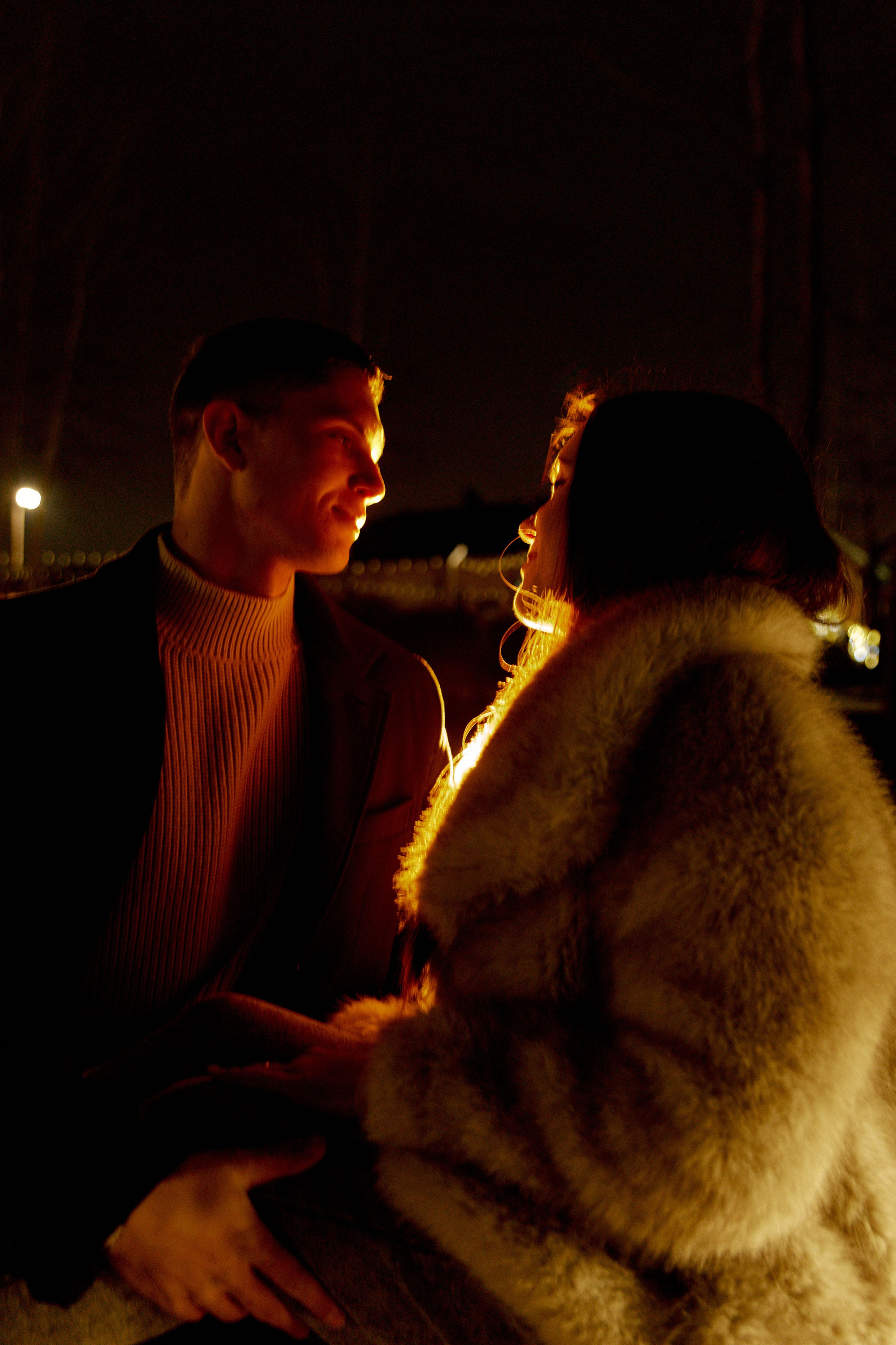 Зимняя фотосессия love story