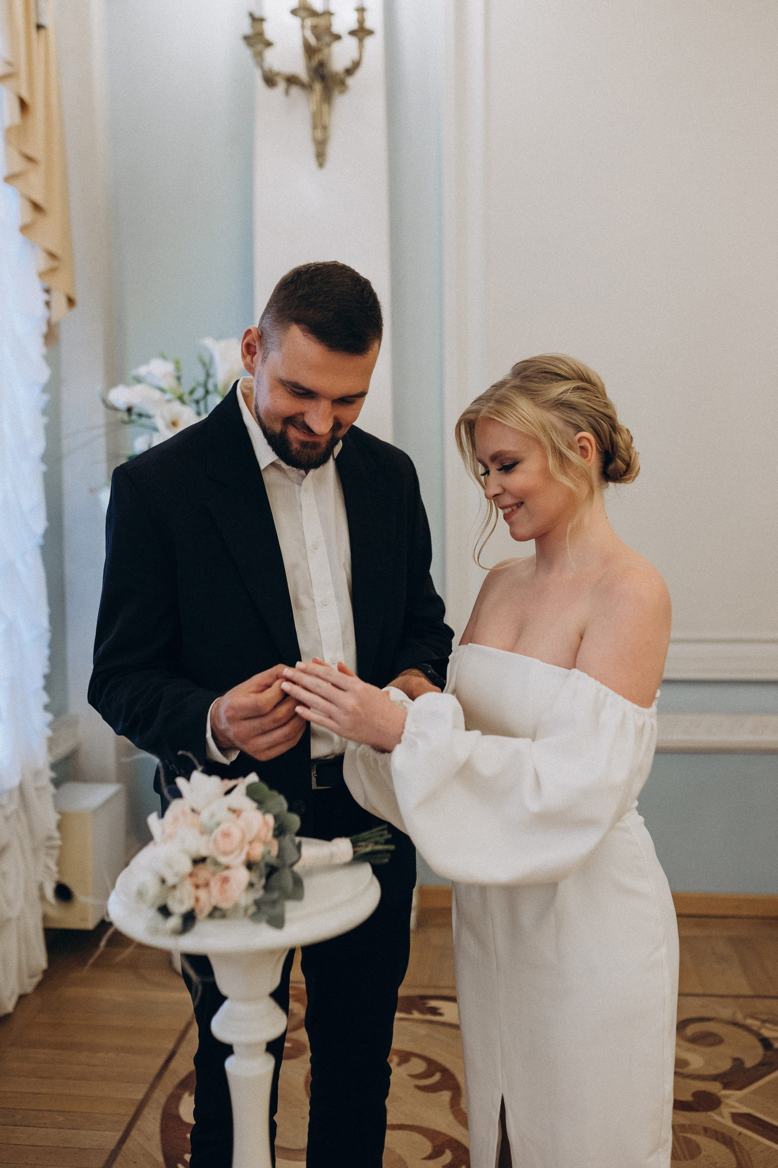 Михаил и Анастасия | Загс Кировского района. Свадебный и love story фотограф в Санкт-Петербурге