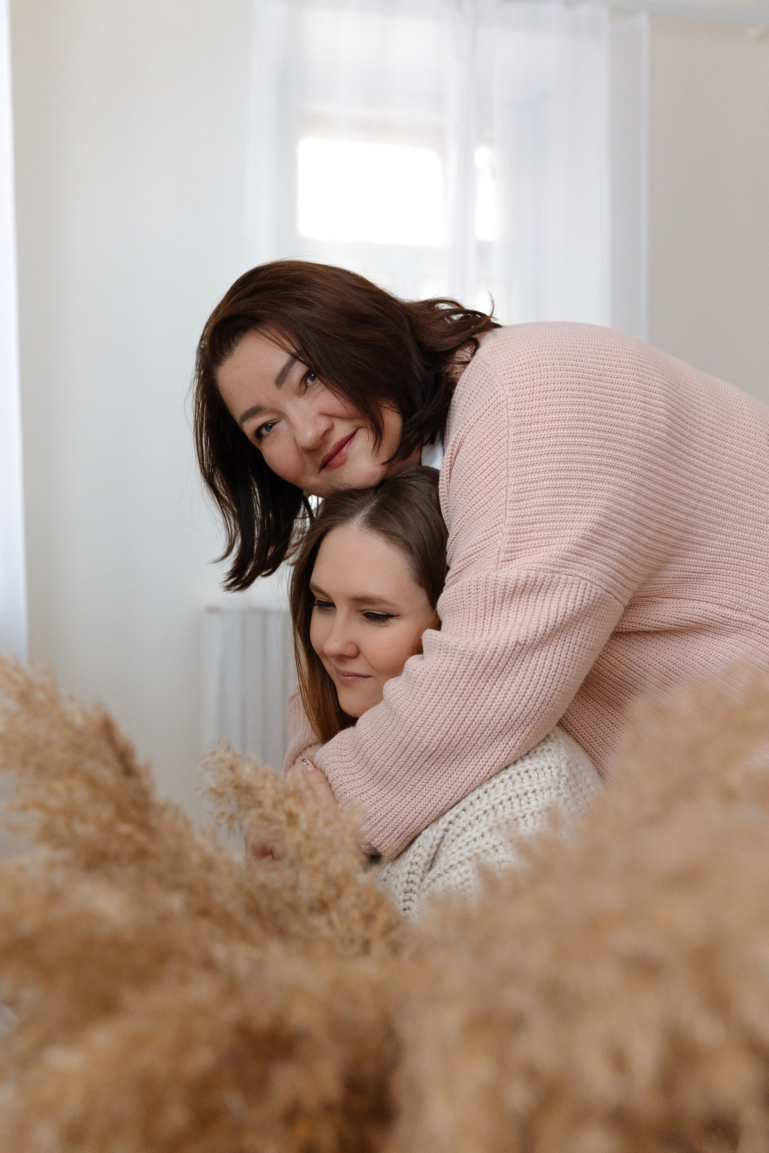 Нежная фотосессия в стиле «дочки-матери»