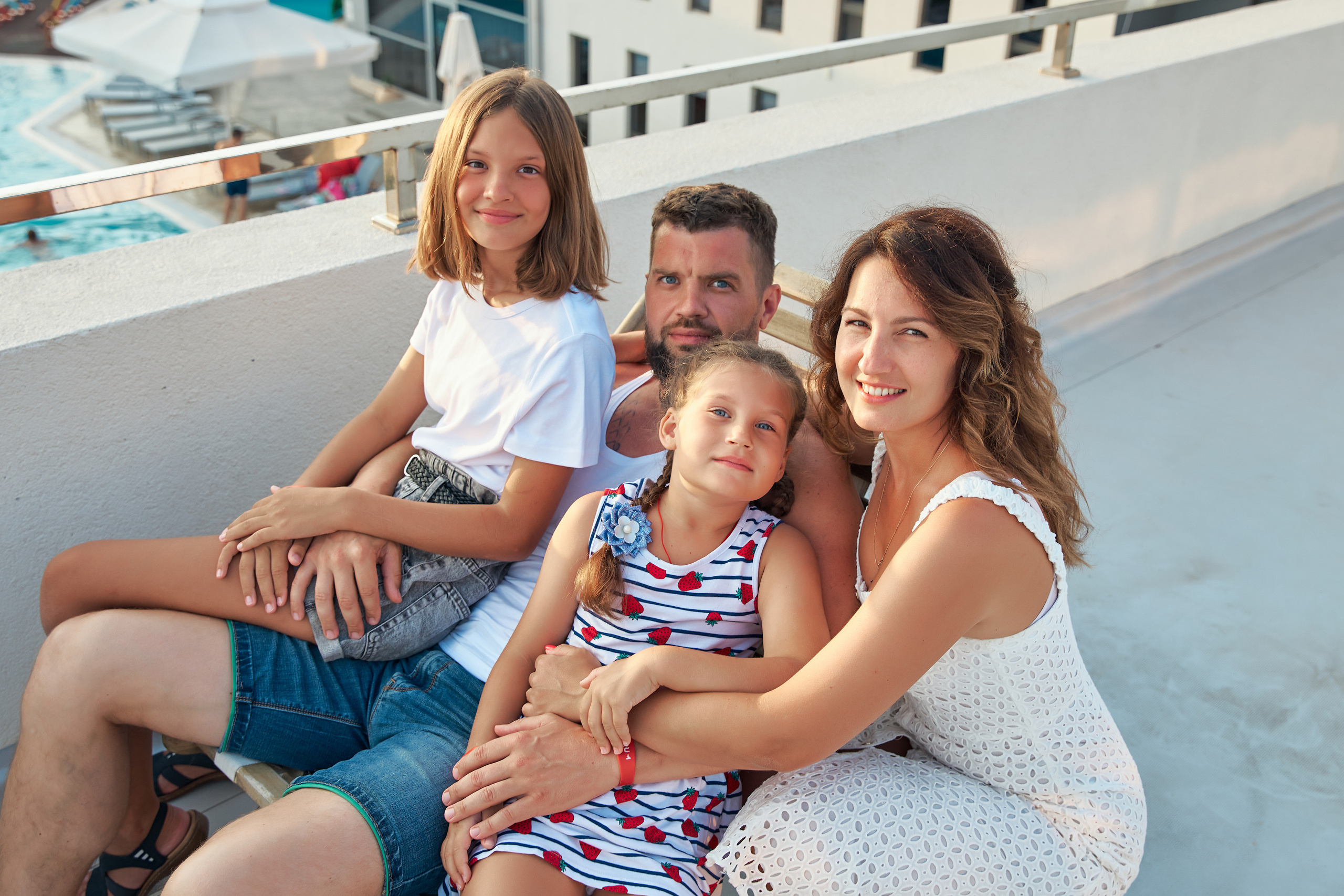 Семейная фотосессия на берегу моря в ст. Благовещенской