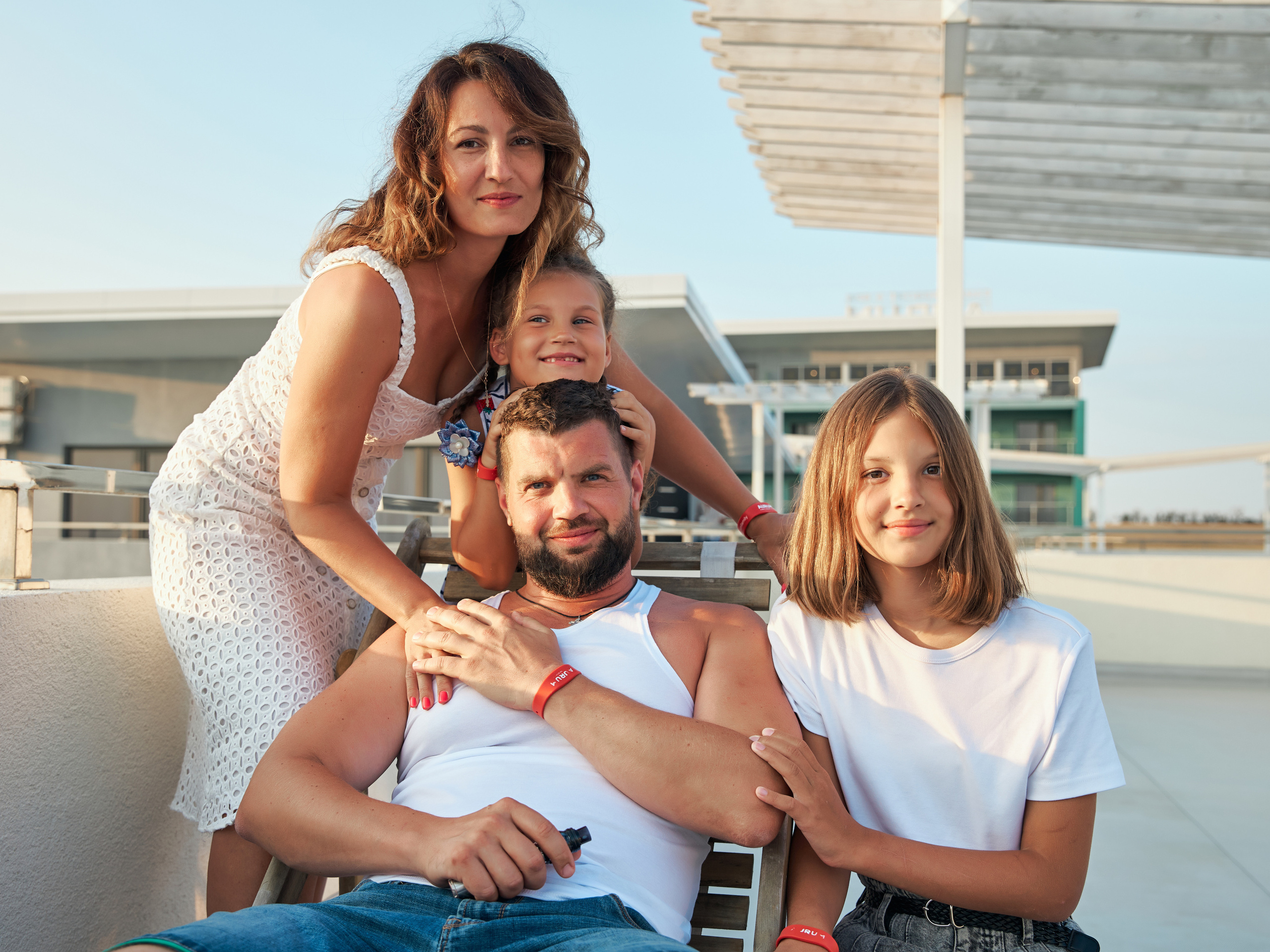 Семейная фотосессия на берегу моря в ст. Благовещенской