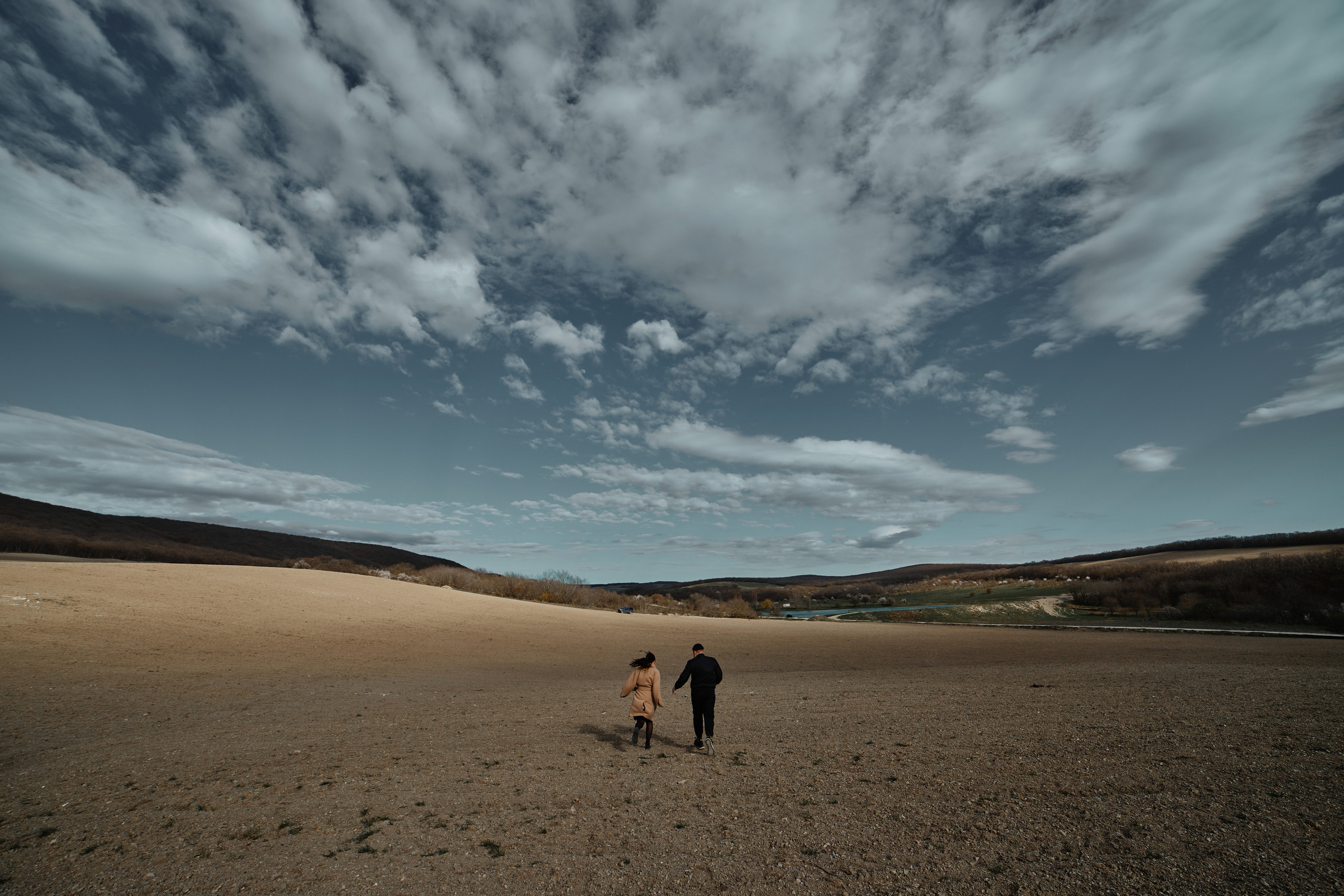 Лав стори для Вовы и Ани ранней весной в Анапе